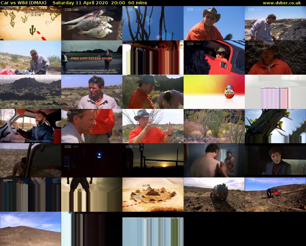 Car vs Wild (DMAX) Saturday 11 April 2020 20:00 - 21:00