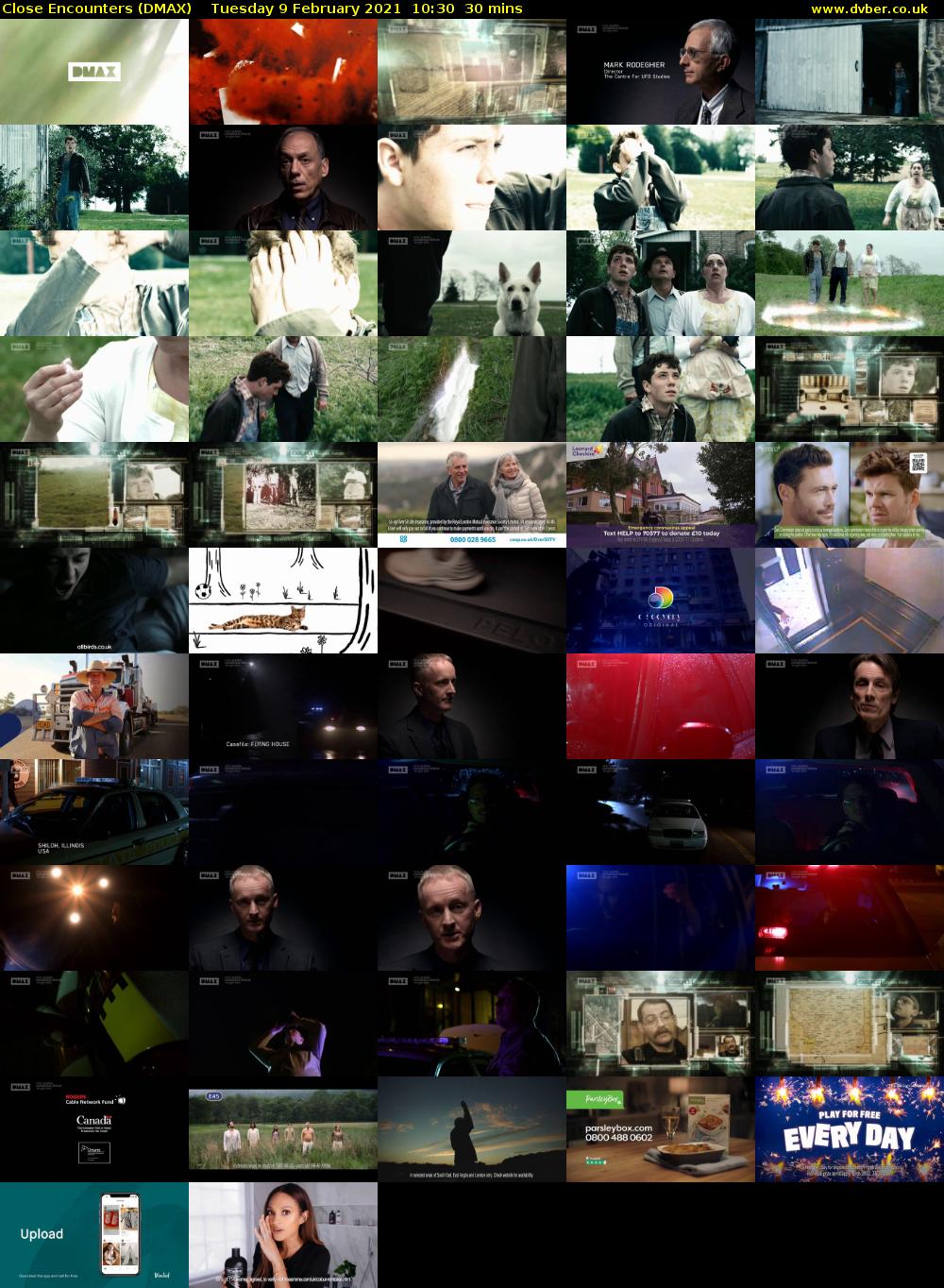 Close Encounters (DMAX) Tuesday 9 February 2021 10:30 - 11:00