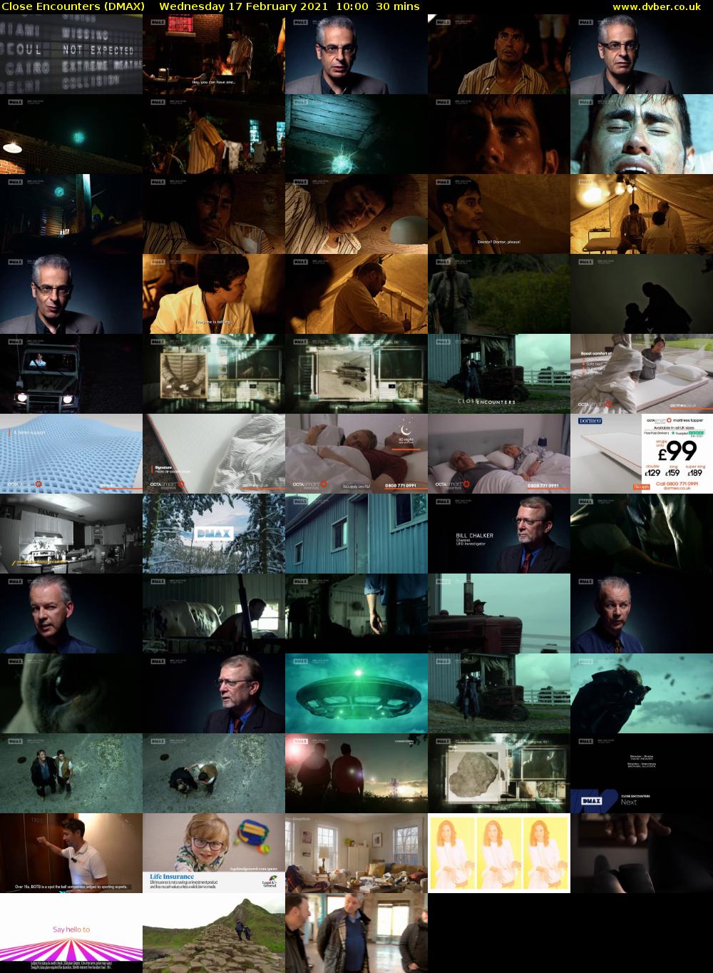 Close Encounters (DMAX) Wednesday 17 February 2021 10:00 - 10:30
