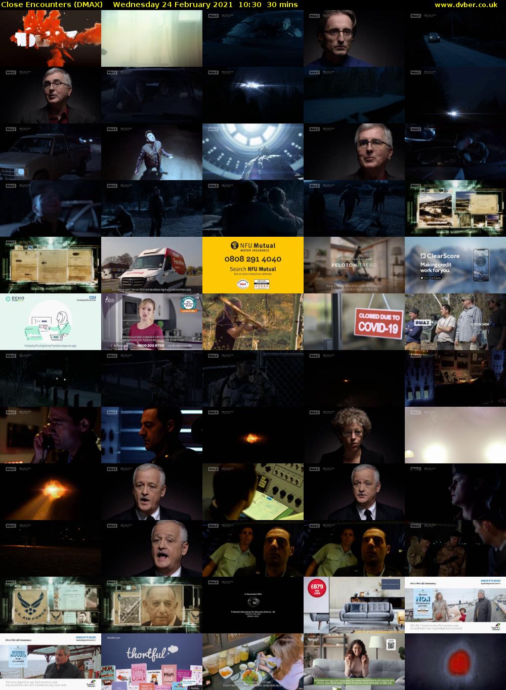 Close Encounters (DMAX) Wednesday 24 February 2021 10:30 - 11:00