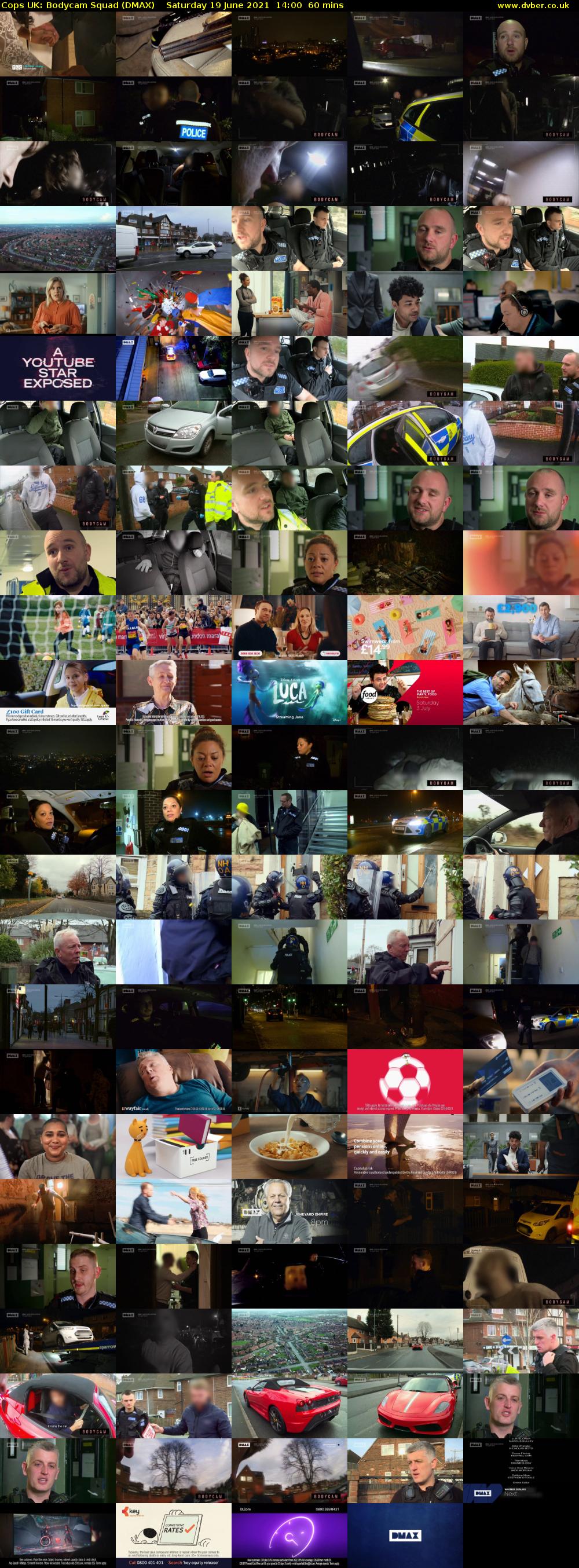 Cops UK: Bodycam Squad (DMAX) Saturday 19 June 2021 14:00 - 15:00