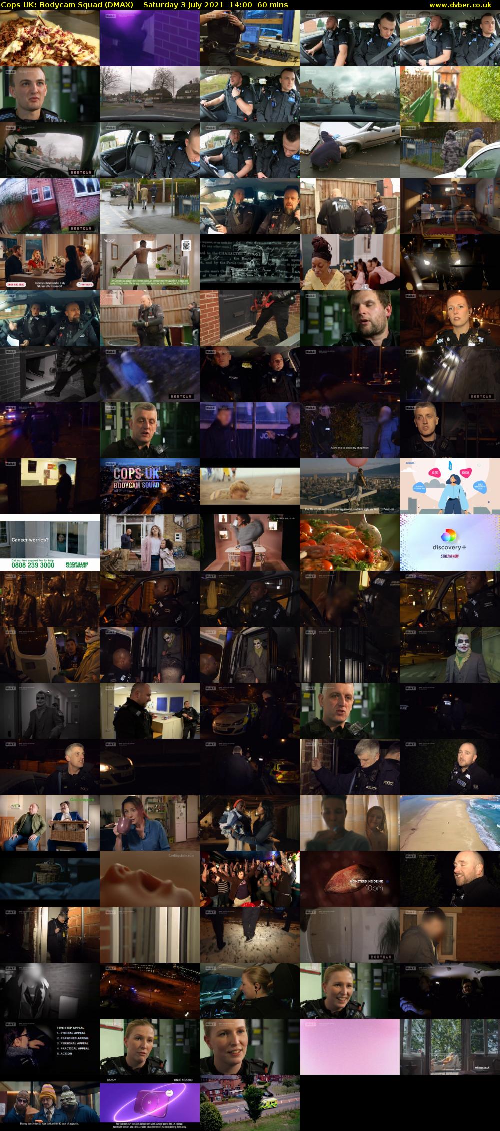 Cops UK: Bodycam Squad (DMAX) Saturday 3 July 2021 14:00 - 15:00