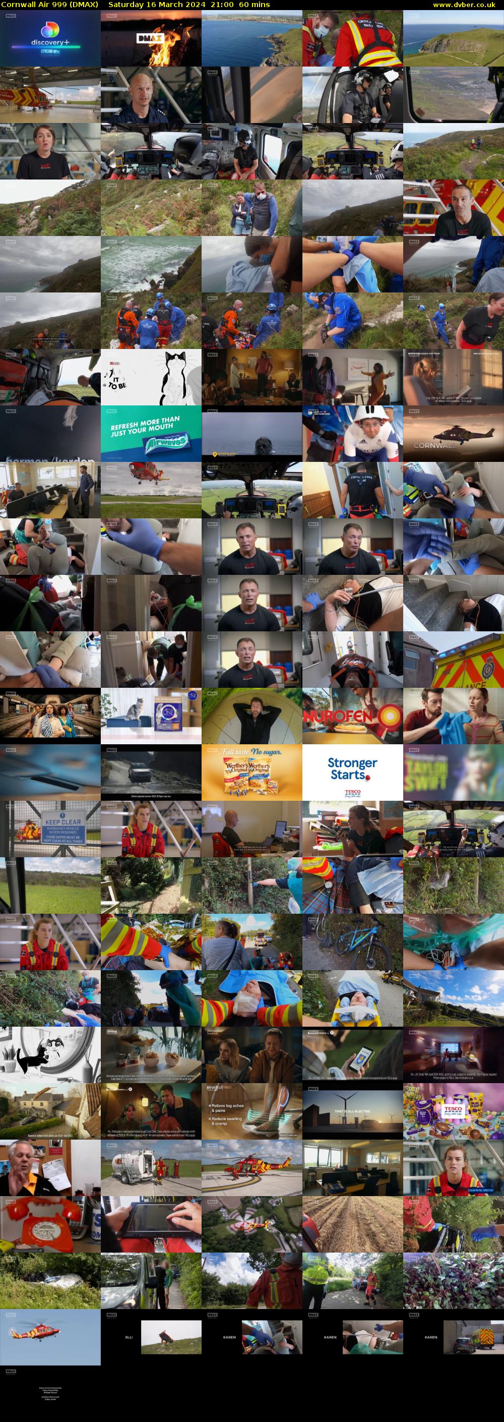 Cornwall Air 999 (DMAX) Saturday 16 March 2024 21:00 - 22:00