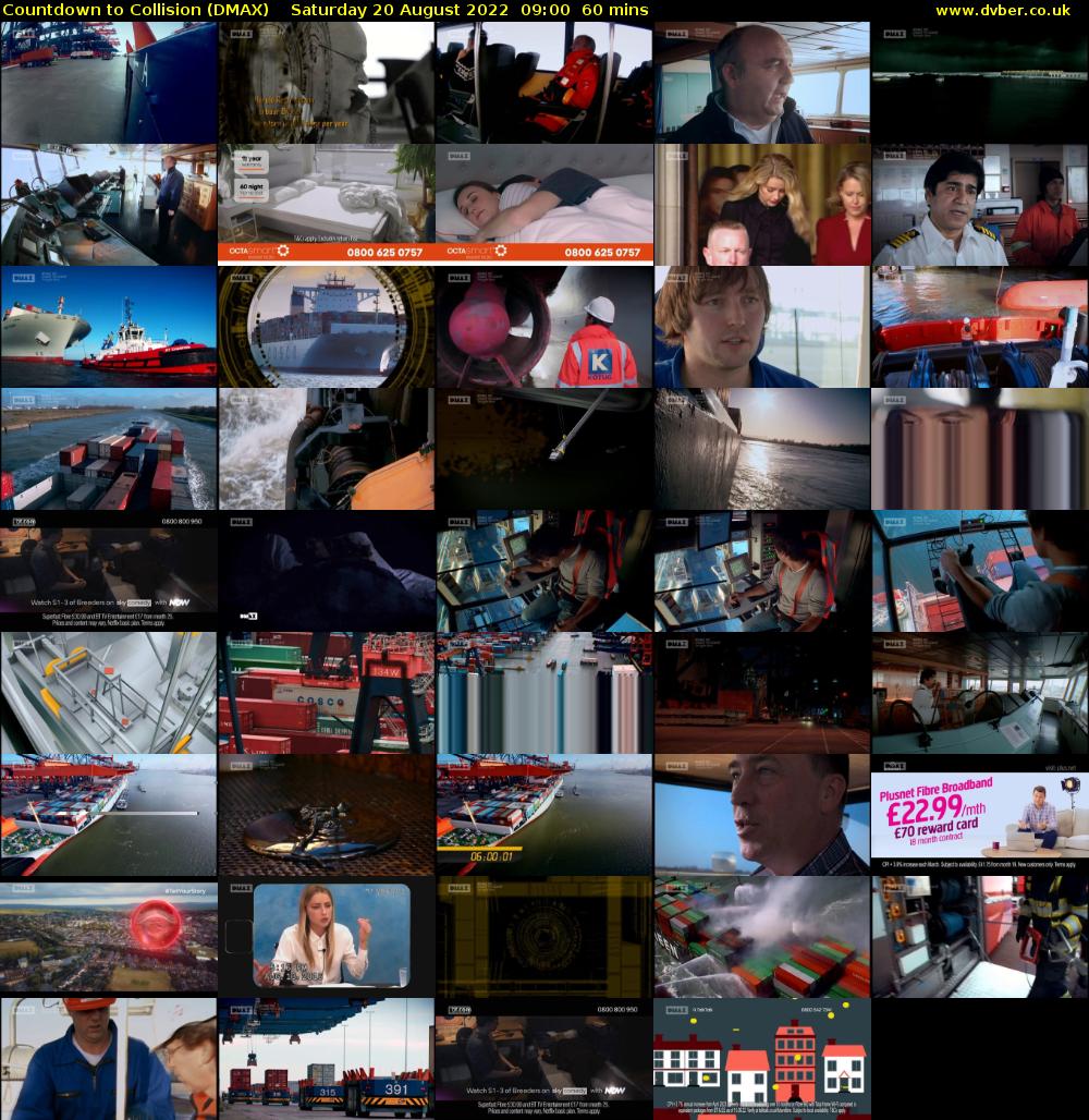 Countdown to Collision (DMAX) Saturday 20 August 2022 09:00 - 10:00