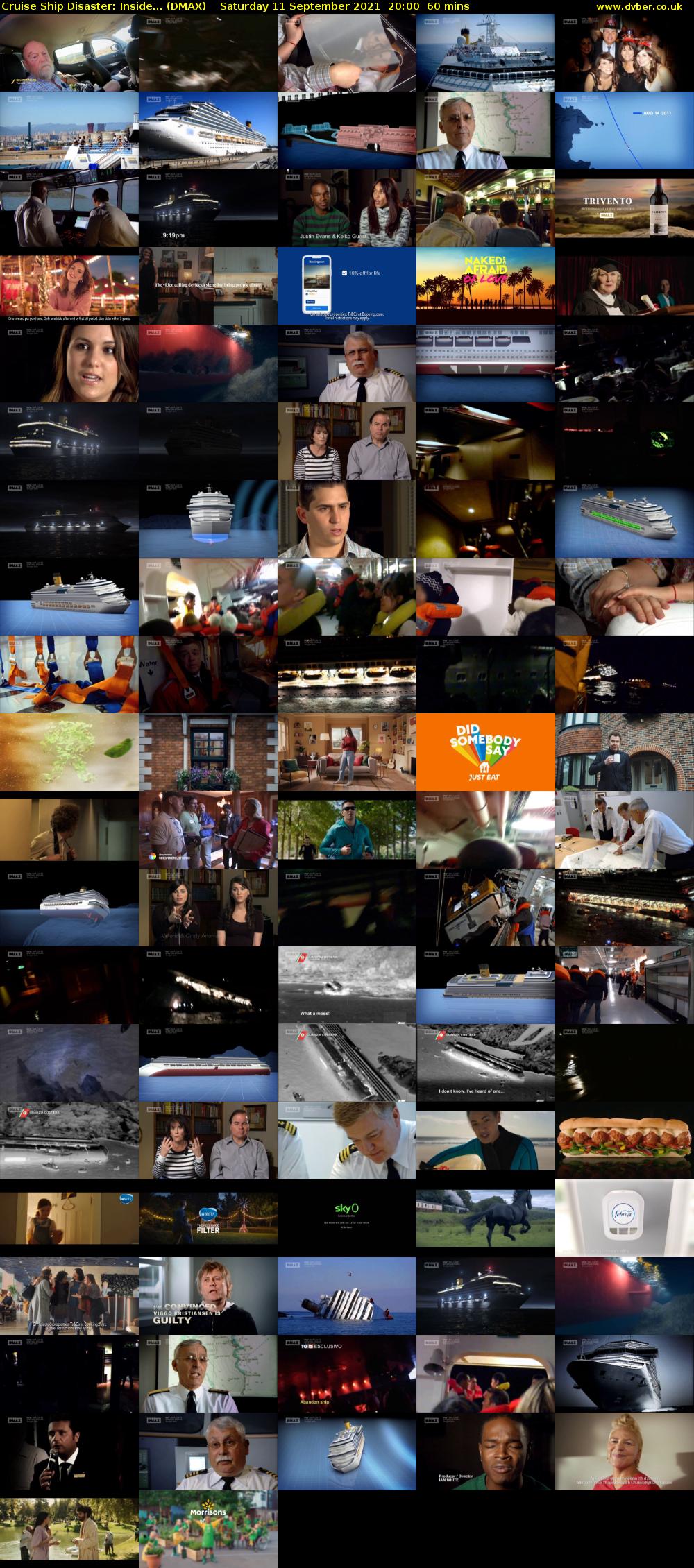 Cruise Ship Disaster: Inside... (DMAX) Saturday 11 September 2021 20:00 - 21:00