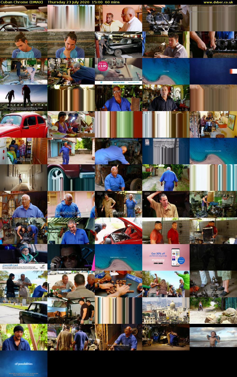 Cuban Chrome (DMAX) Thursday 23 July 2020 15:00 - 16:00