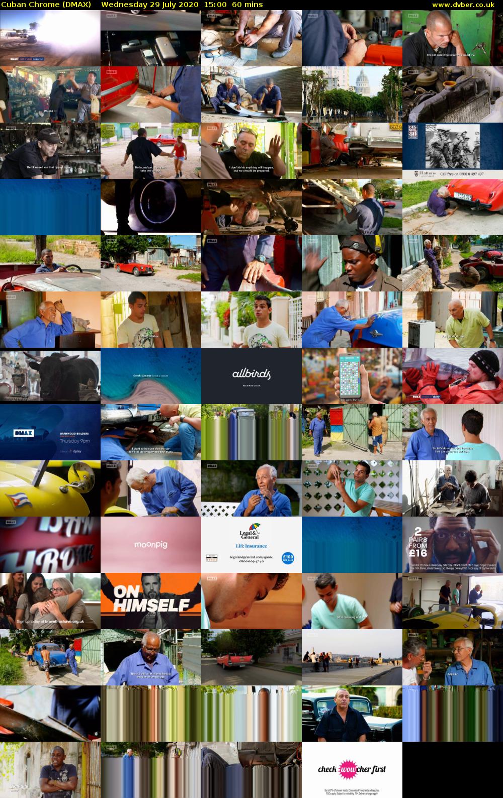 Cuban Chrome (DMAX) Wednesday 29 July 2020 15:00 - 16:00