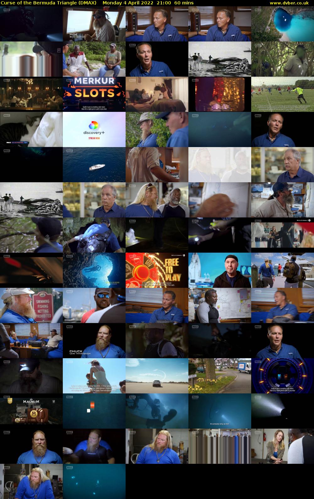 Curse of the Bermuda Triangle (DMAX) Monday 4 April 2022 21:00 - 22:00