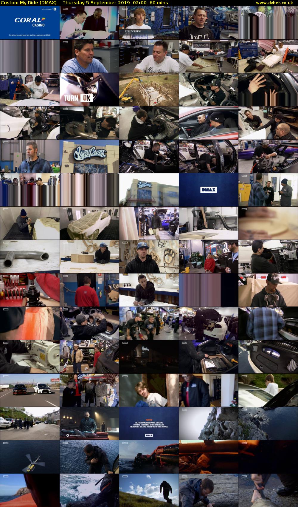 Custom My Ride (DMAX) Thursday 5 September 2019 02:00 - 03:00