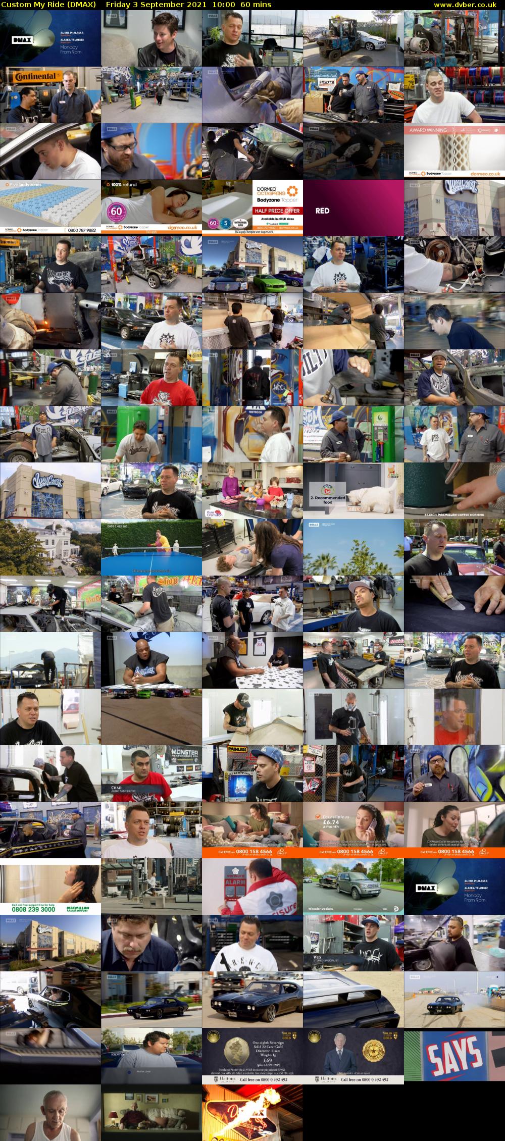 Custom My Ride (DMAX) Friday 3 September 2021 10:00 - 11:00