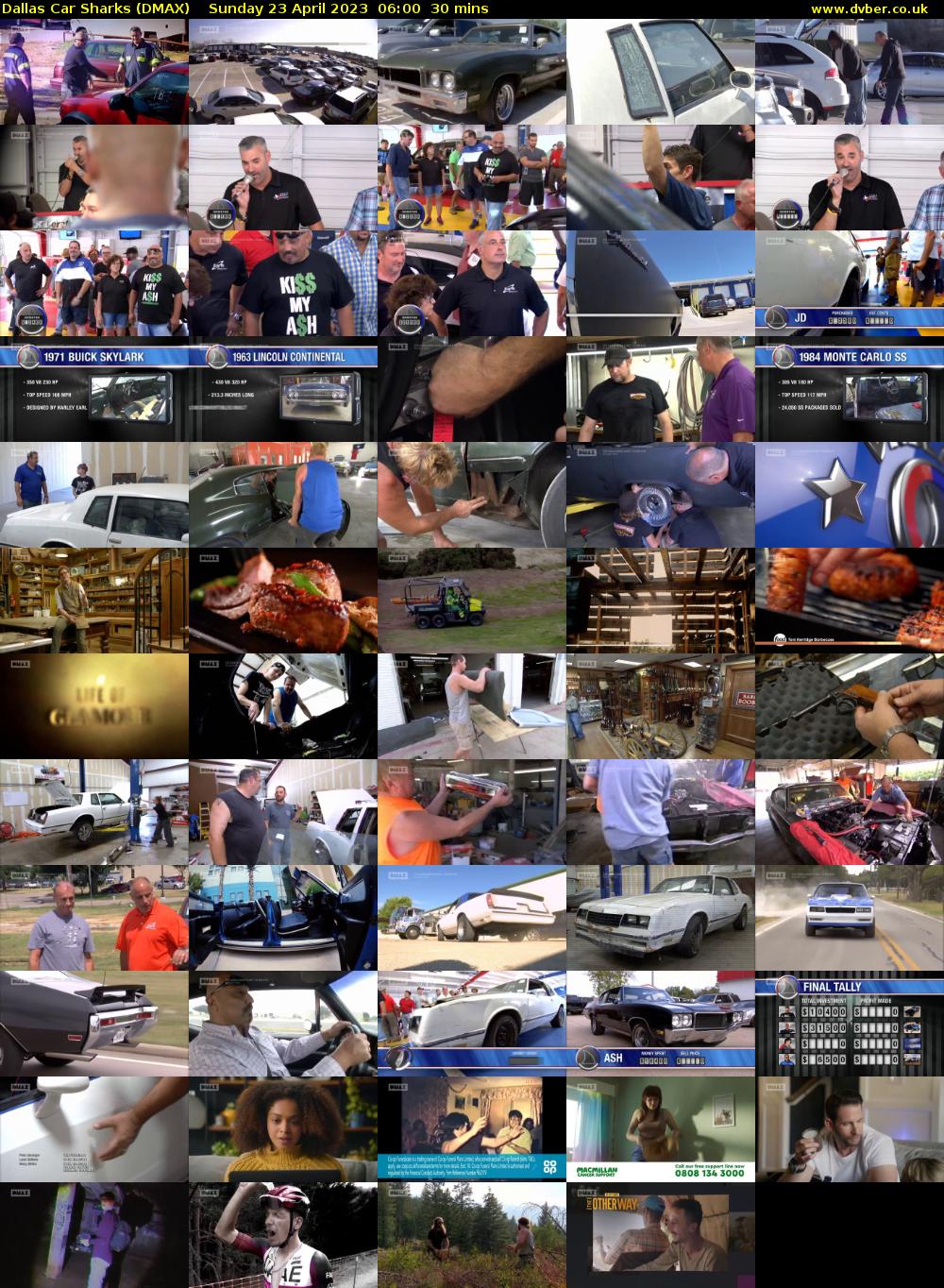 Dallas Car Sharks (DMAX) Sunday 23 April 2023 06:00 - 06:30