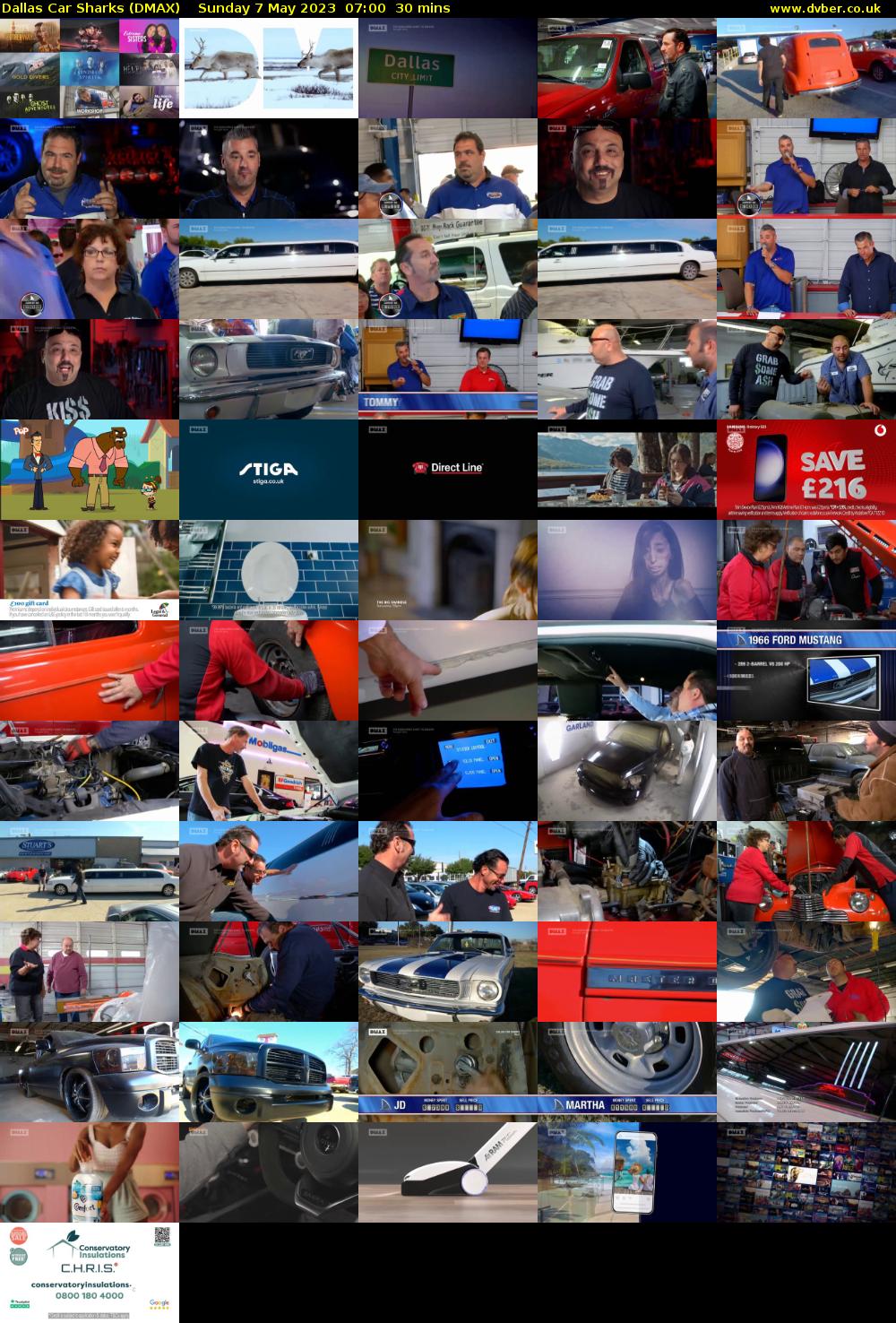 Dallas Car Sharks (DMAX) Sunday 7 May 2023 07:00 - 07:30
