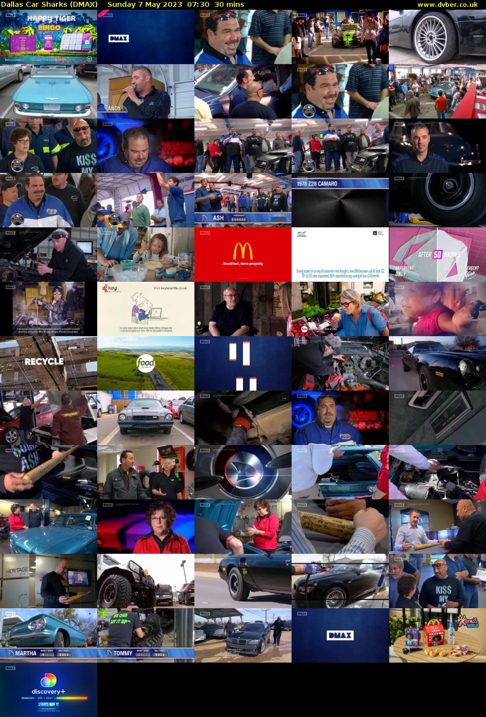 Dallas Car Sharks (DMAX) Sunday 7 May 2023 07:30 - 08:00