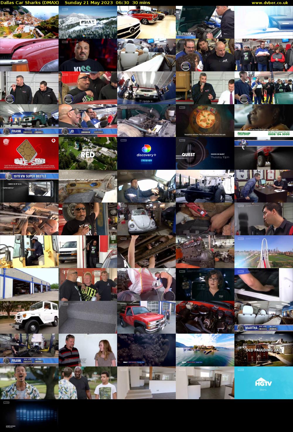 Dallas Car Sharks (DMAX) Sunday 21 May 2023 06:30 - 07:00