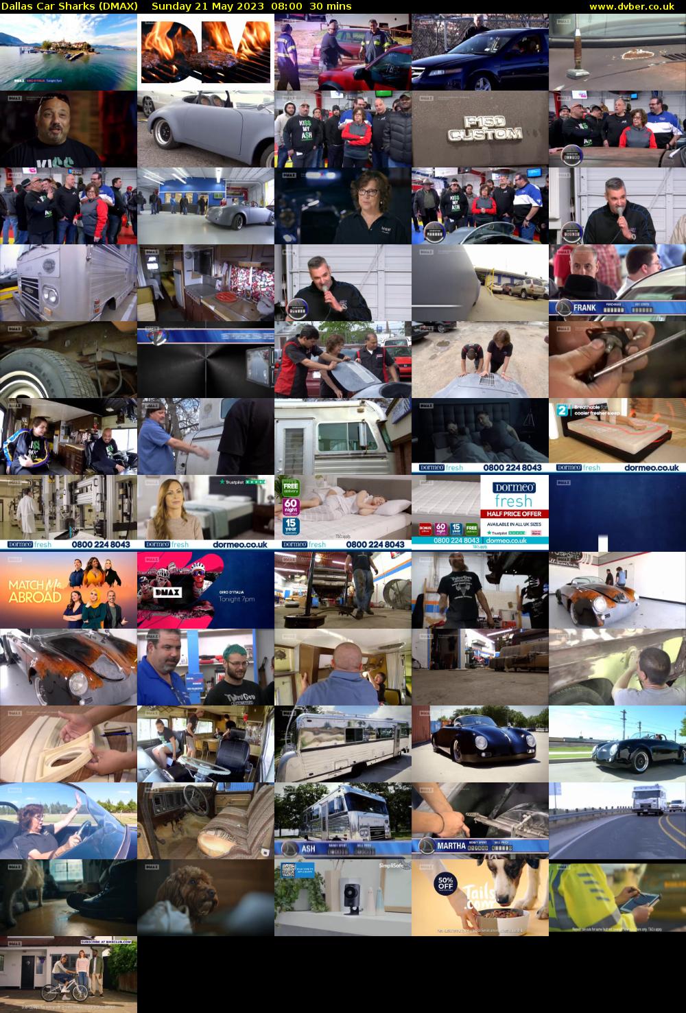 Dallas Car Sharks (DMAX) Sunday 21 May 2023 08:00 - 08:30