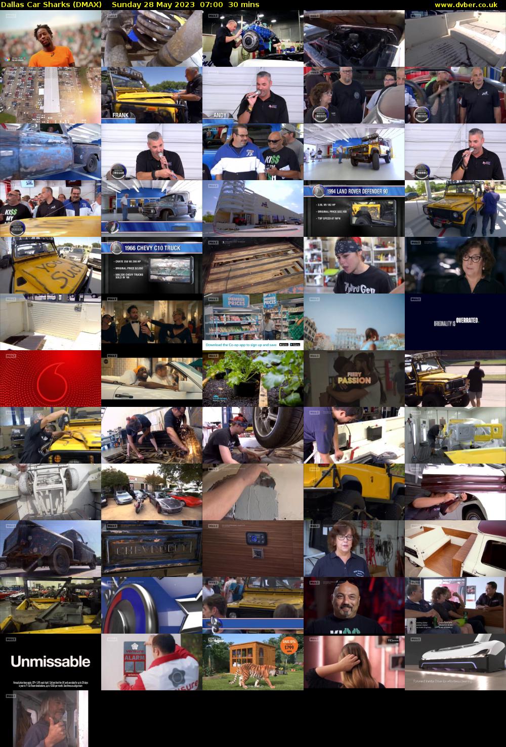 Dallas Car Sharks (DMAX) Sunday 28 May 2023 07:00 - 07:30