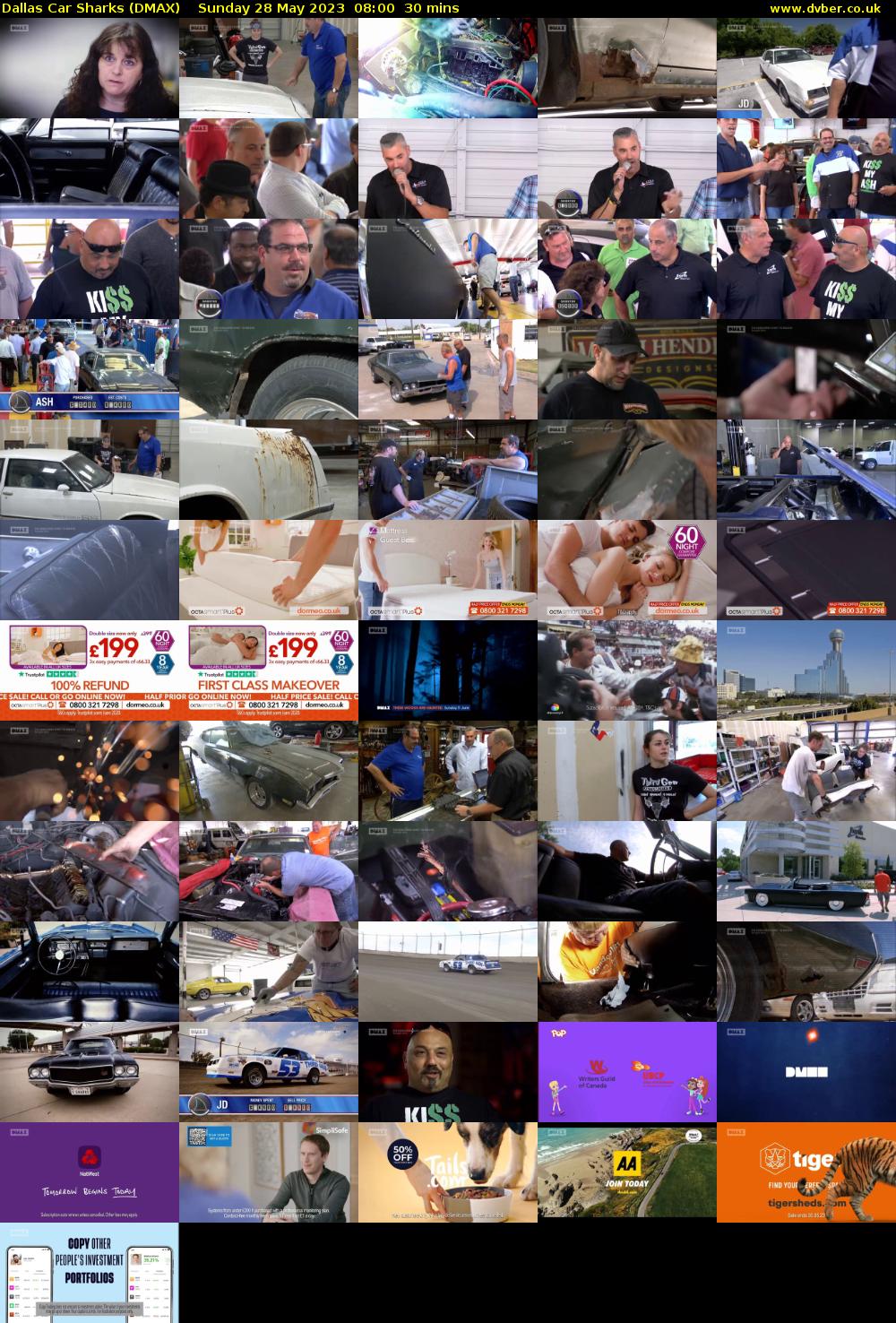Dallas Car Sharks (DMAX) Sunday 28 May 2023 08:00 - 08:30