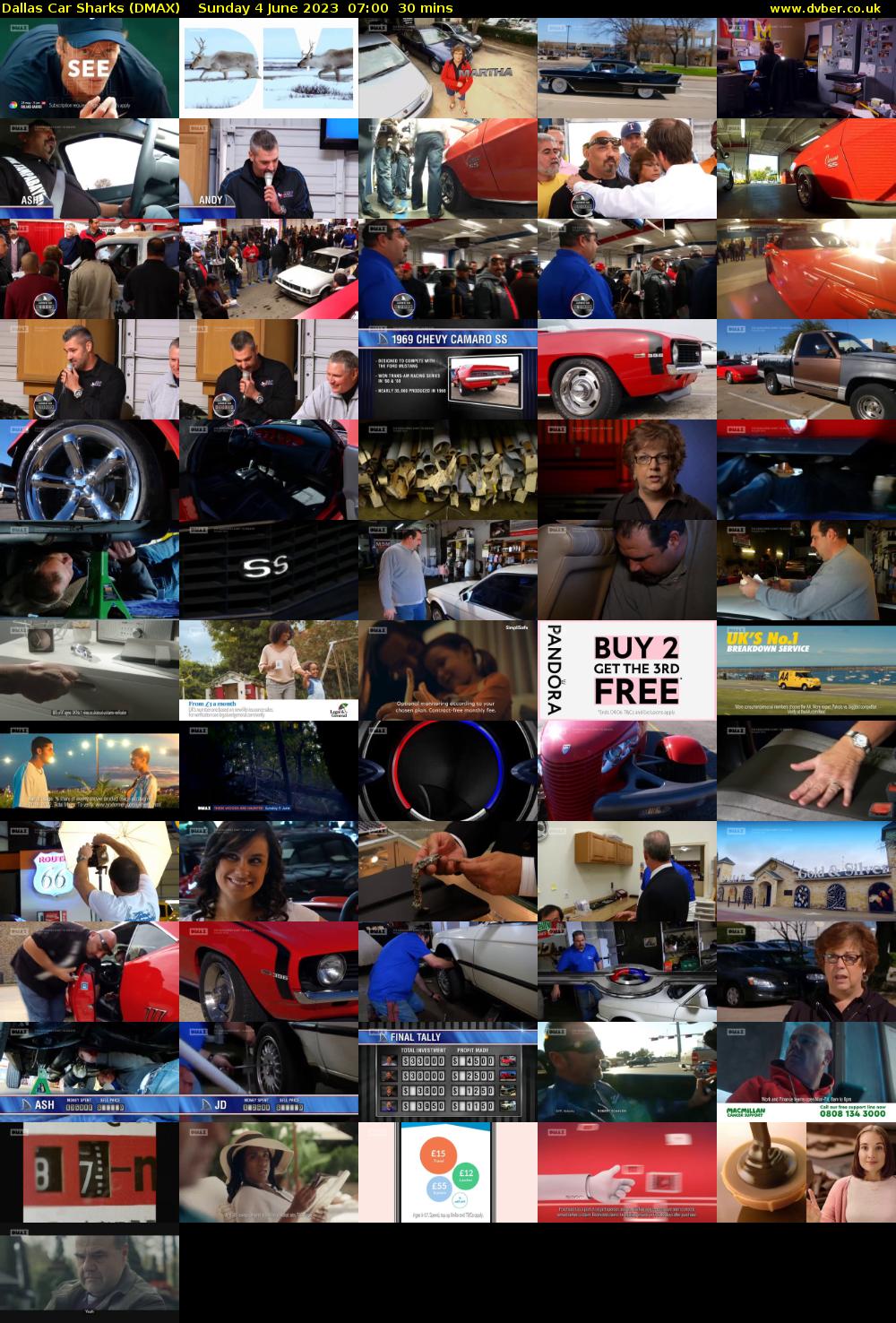 Dallas Car Sharks (DMAX) Sunday 4 June 2023 07:00 - 07:30