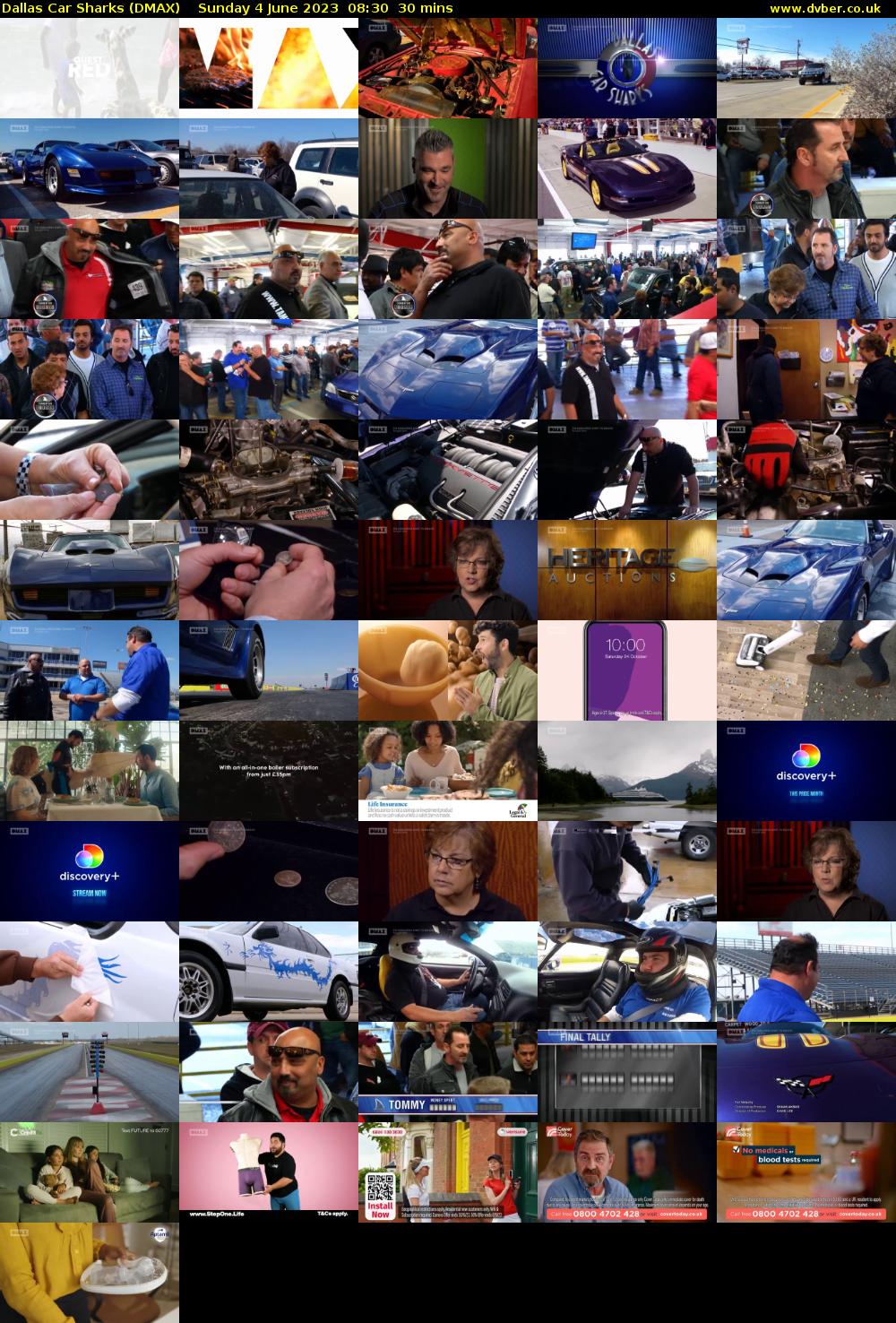 Dallas Car Sharks (DMAX) Sunday 4 June 2023 08:30 - 09:00