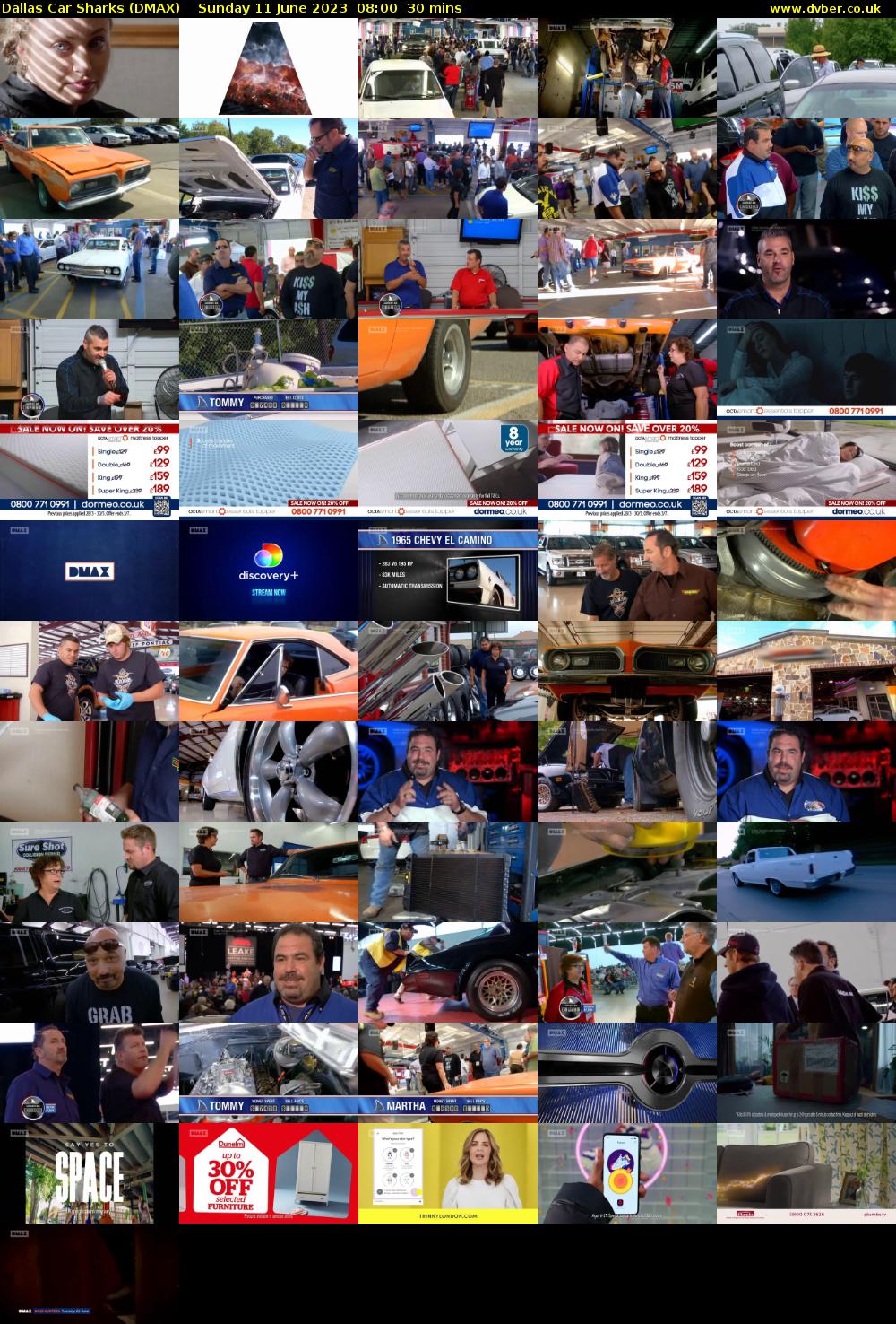 Dallas Car Sharks (DMAX) Sunday 11 June 2023 08:00 - 08:30