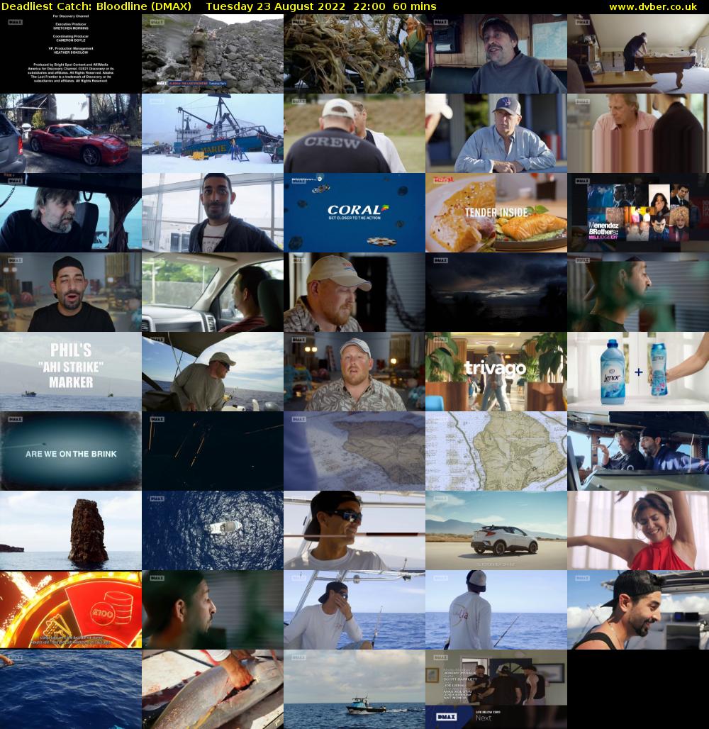Deadliest Catch: Bloodline (DMAX) Tuesday 23 August 2022 22:00 - 23:00