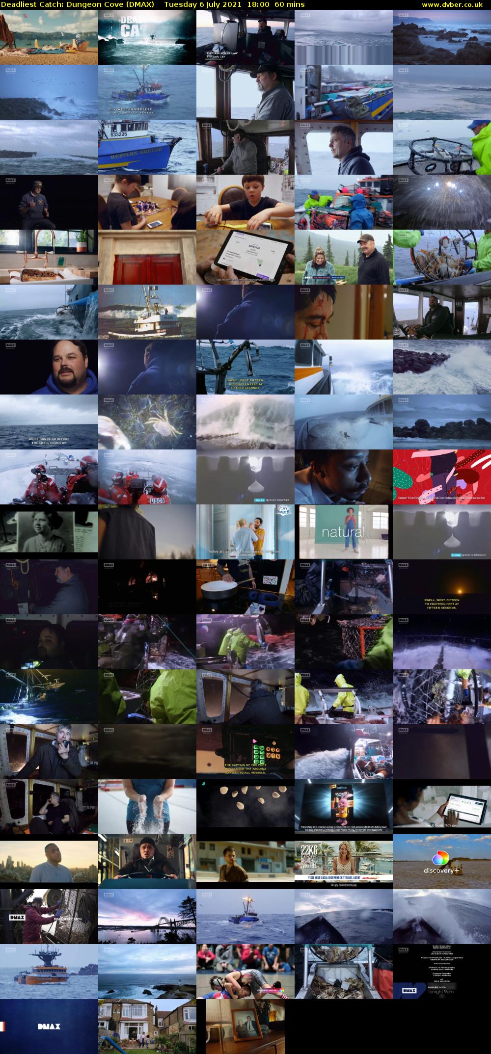 Deadliest Catch: Dungeon Cove (DMAX) Tuesday 6 July 2021 18:00 - 19:00