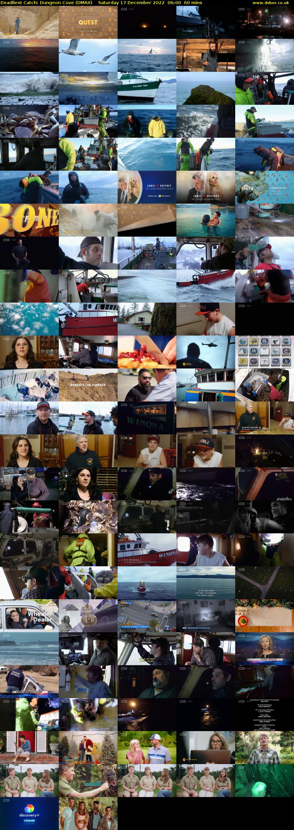 Deadliest Catch: Dungeon Cove (DMAX) Saturday 17 December 2022 06:00 - 07:00