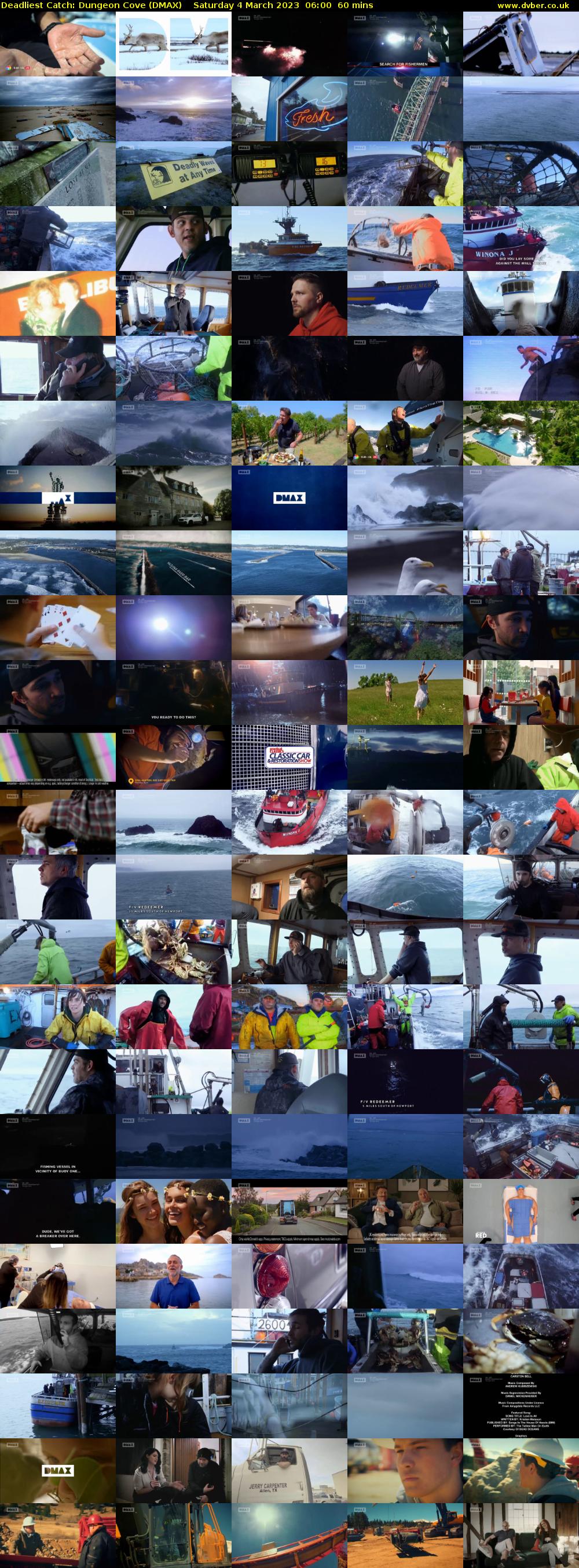 Deadliest Catch: Dungeon Cove (DMAX) Saturday 4 March 2023 06:00 - 07:00