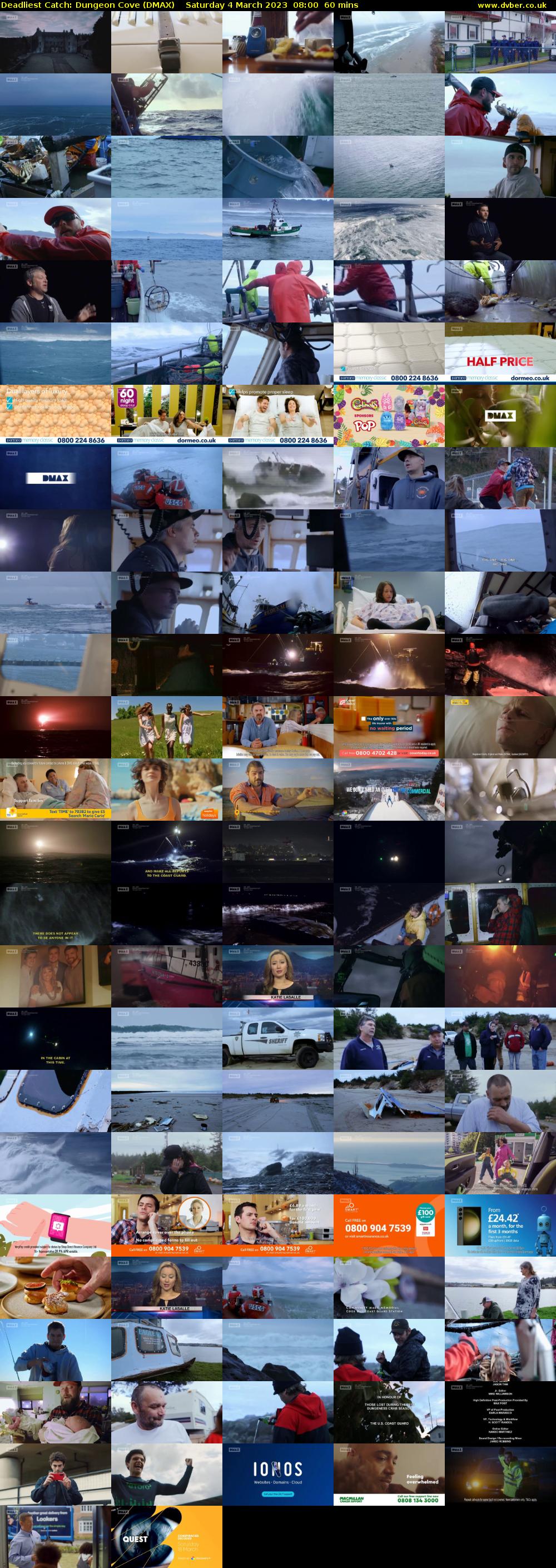 Deadliest Catch: Dungeon Cove (DMAX) Saturday 4 March 2023 08:00 - 09:00