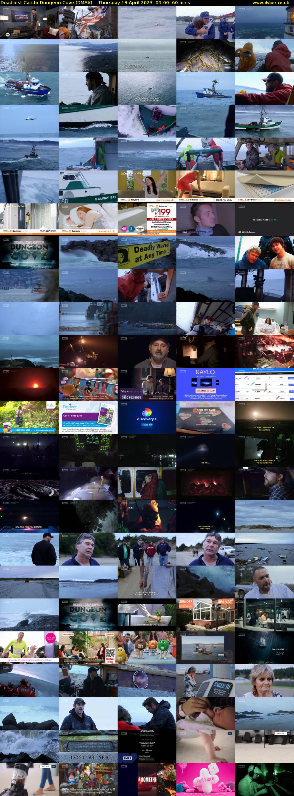 Deadliest Catch: Dungeon Cove (DMAX) Thursday 13 April 2023 09:00 - 10:00