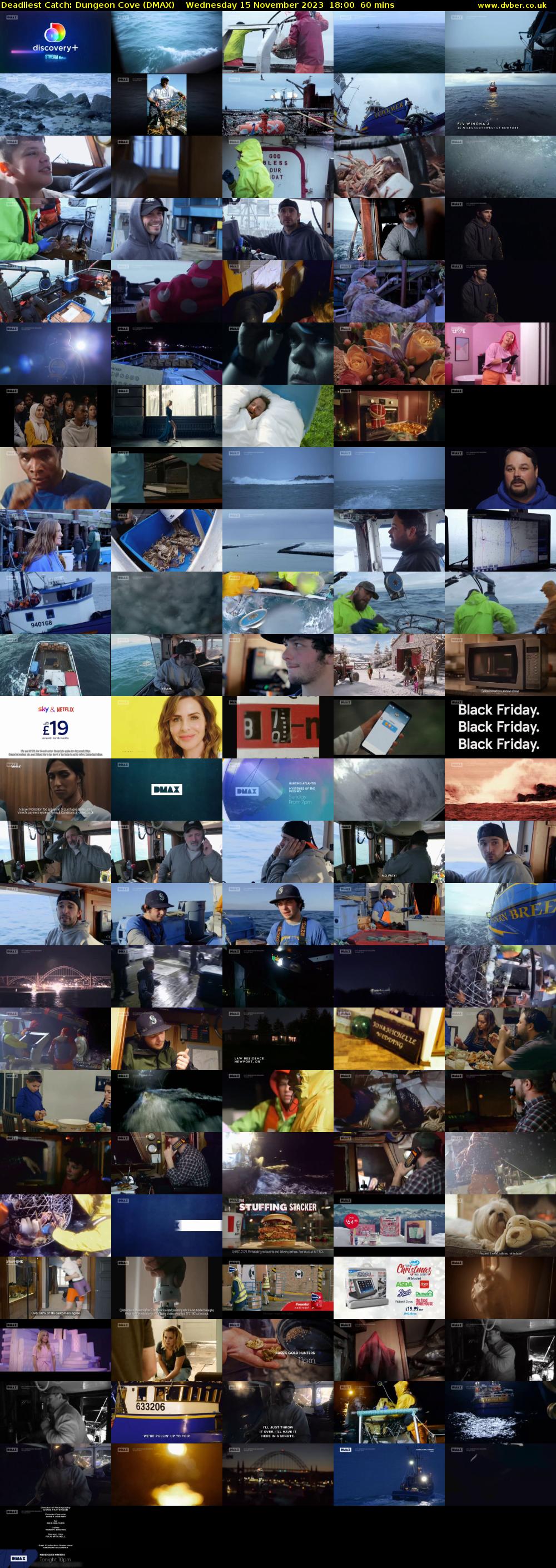 Deadliest Catch: Dungeon Cove (DMAX) Wednesday 15 November 2023 18:00 - 19:00