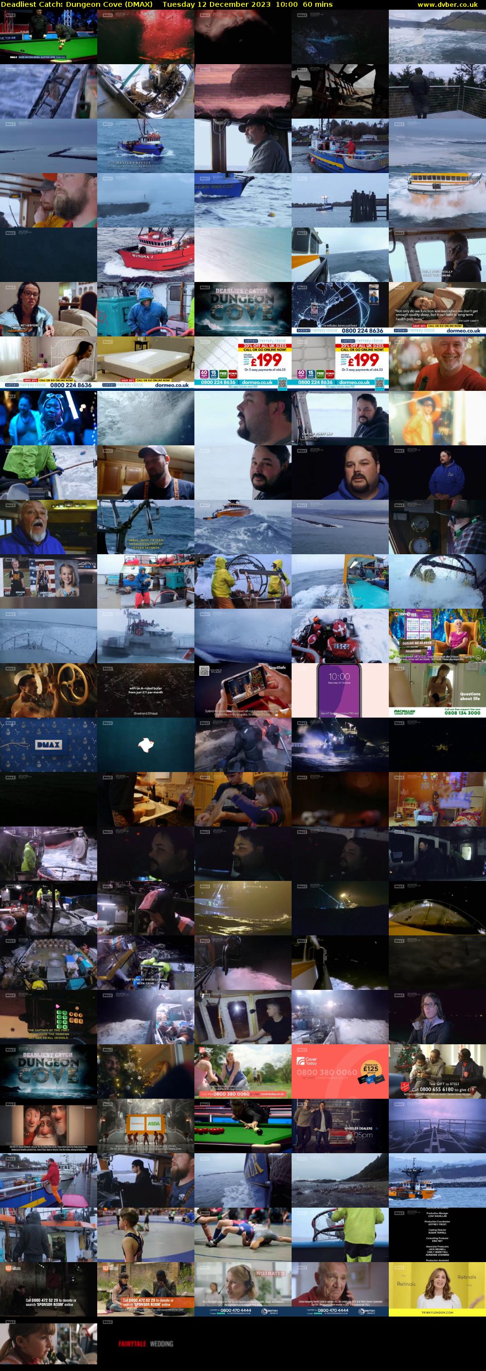 Deadliest Catch: Dungeon Cove (DMAX) Tuesday 12 December 2023 10:00 - 11:00