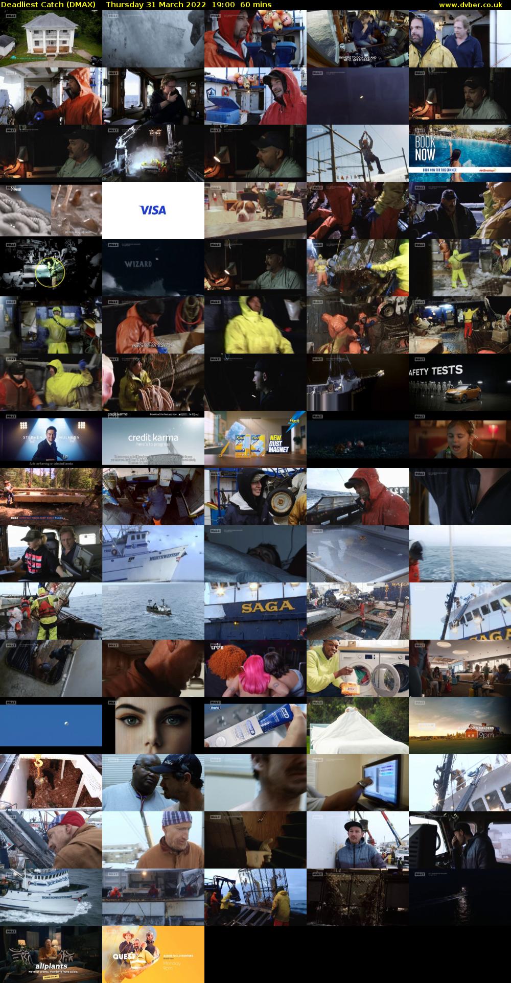 Deadliest Catch (DMAX) Thursday 31 March 2022 19:00 - 20:00