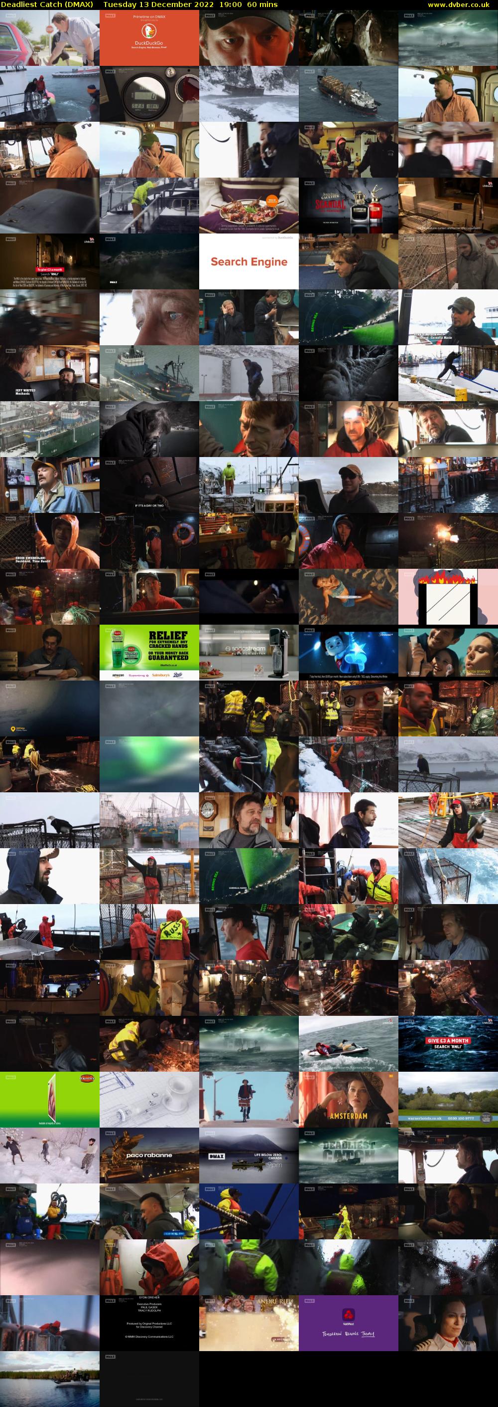 Deadliest Catch (DMAX) Tuesday 13 December 2022 19:00 - 20:00