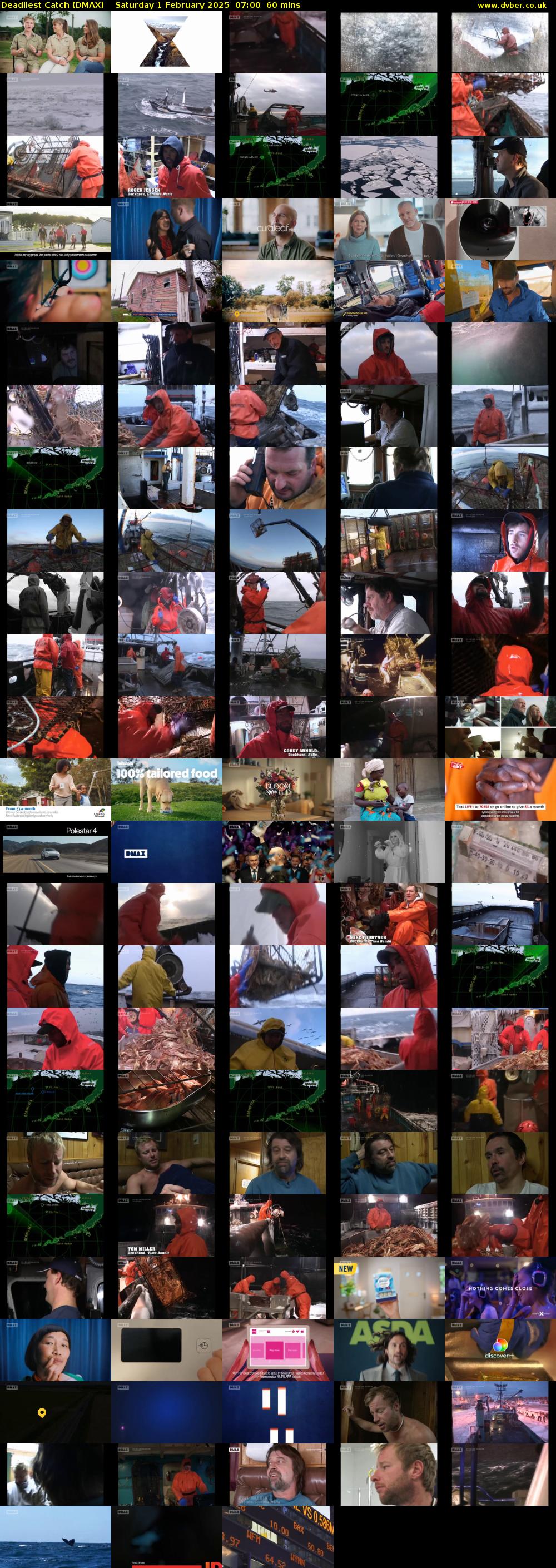 Deadliest Catch (DMAX) Saturday 1 February 2025 07:00 - 08:00