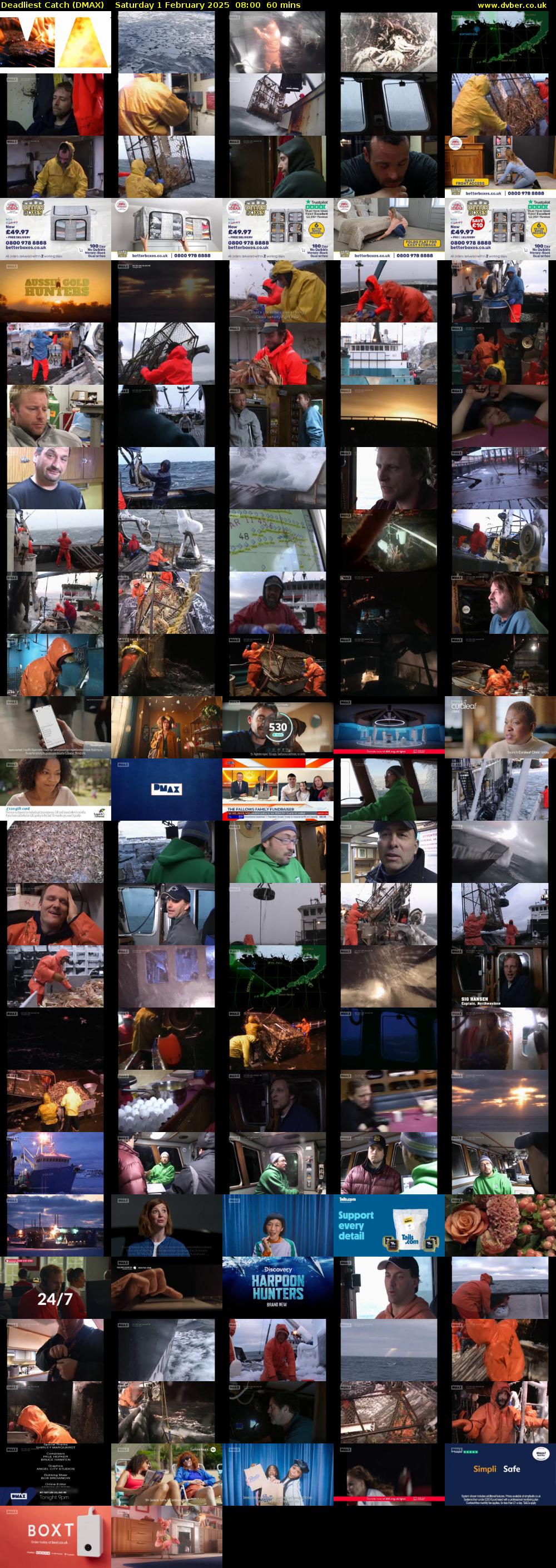 Deadliest Catch (DMAX) Saturday 1 February 2025 08:00 - 09:00