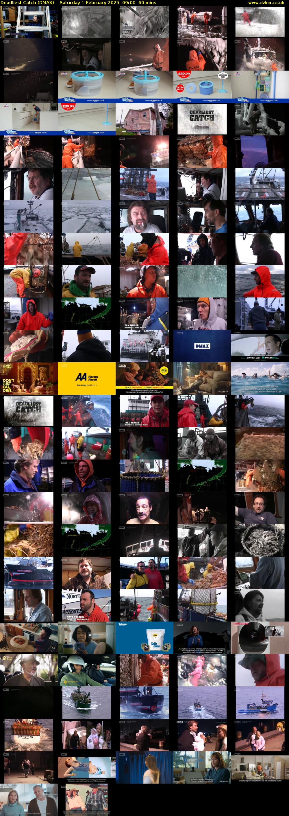 Deadliest Catch (DMAX) Saturday 1 February 2025 09:00 - 10:00