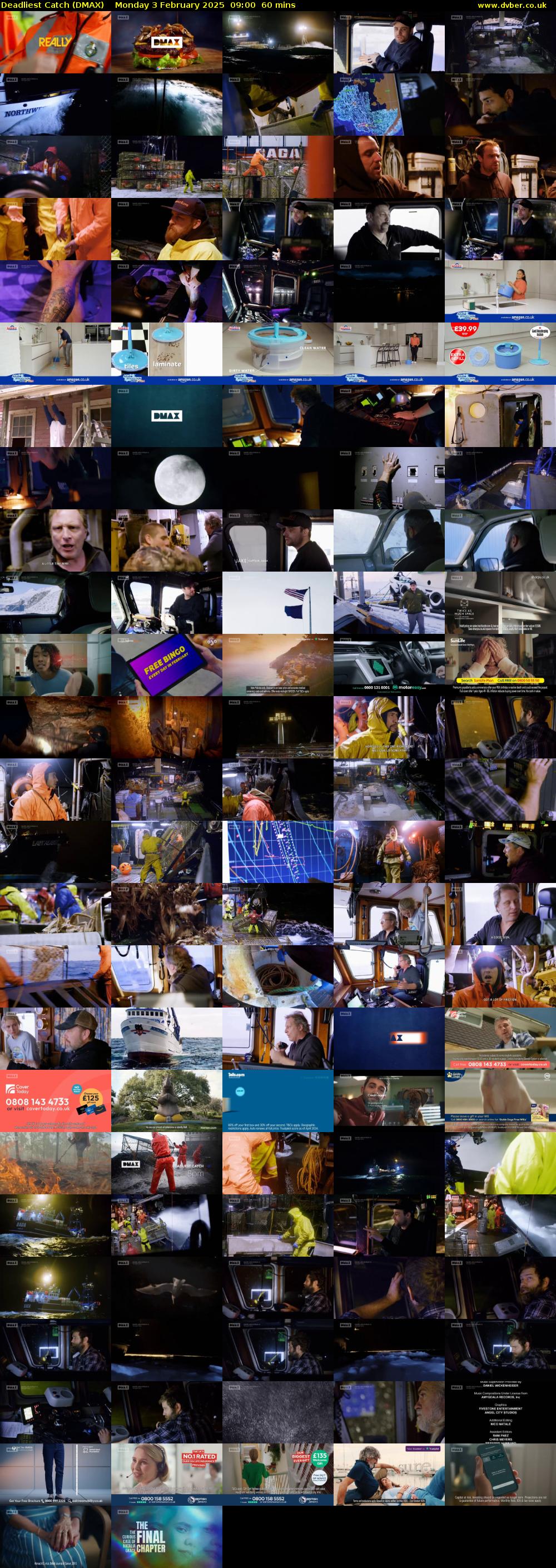 Deadliest Catch (DMAX) Monday 3 February 2025 09:00 - 10:00