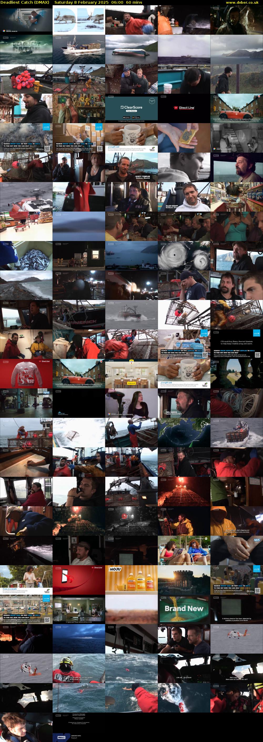 Deadliest Catch (DMAX) Saturday 8 February 2025 06:00 - 07:00