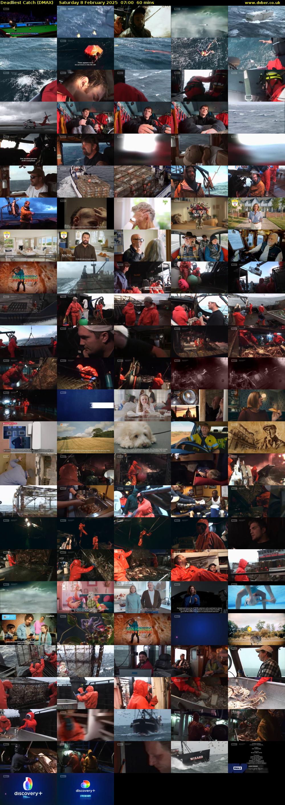 Deadliest Catch (DMAX) Saturday 8 February 2025 07:00 - 08:00