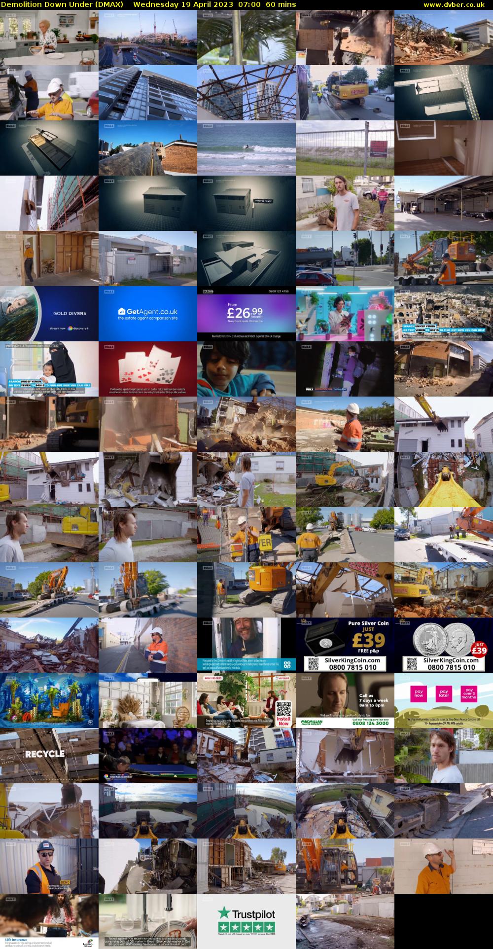Demolition Down Under (DMAX) Wednesday 19 April 2023 07:00 - 08:00