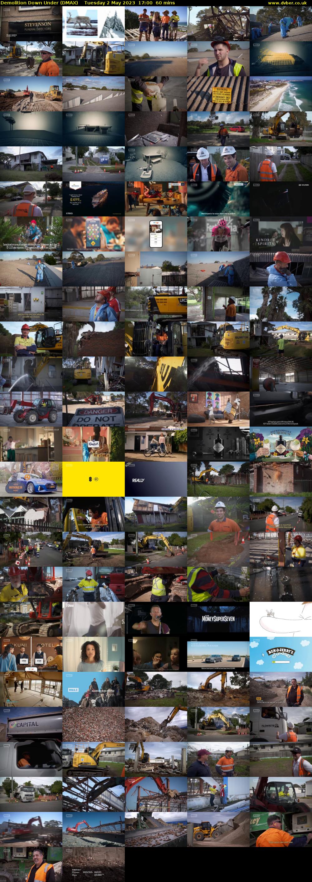 Demolition Down Under (DMAX) Tuesday 2 May 2023 17:00 - 18:00