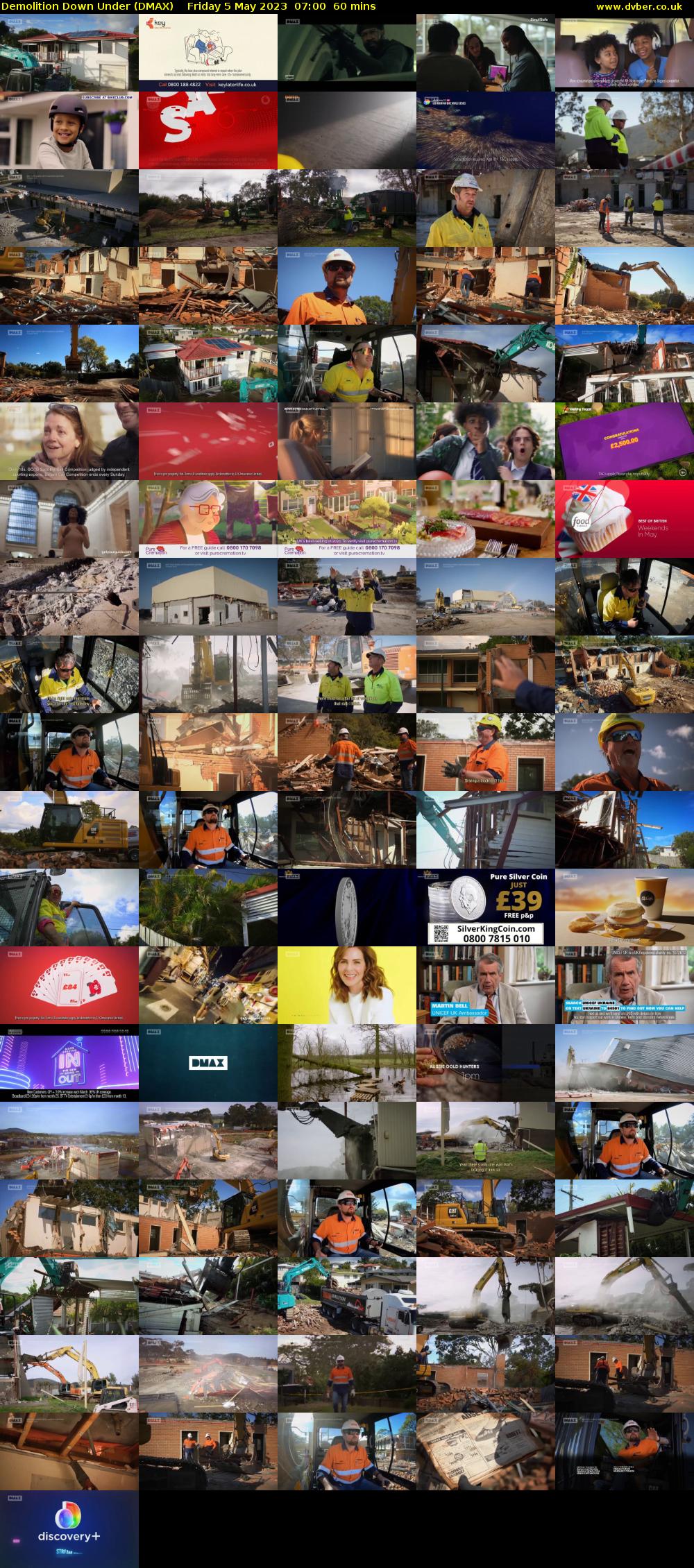 Demolition Down Under (DMAX) Friday 5 May 2023 07:00 - 08:00