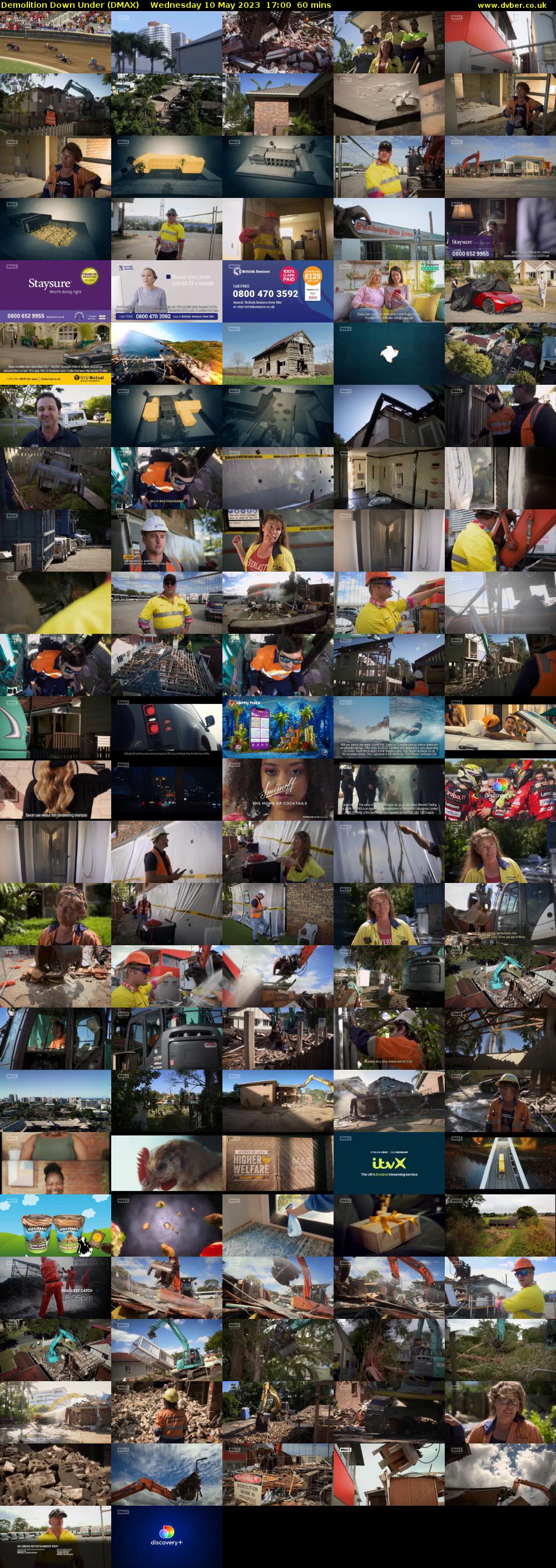 Demolition Down Under (DMAX) Wednesday 10 May 2023 17:00 - 18:00