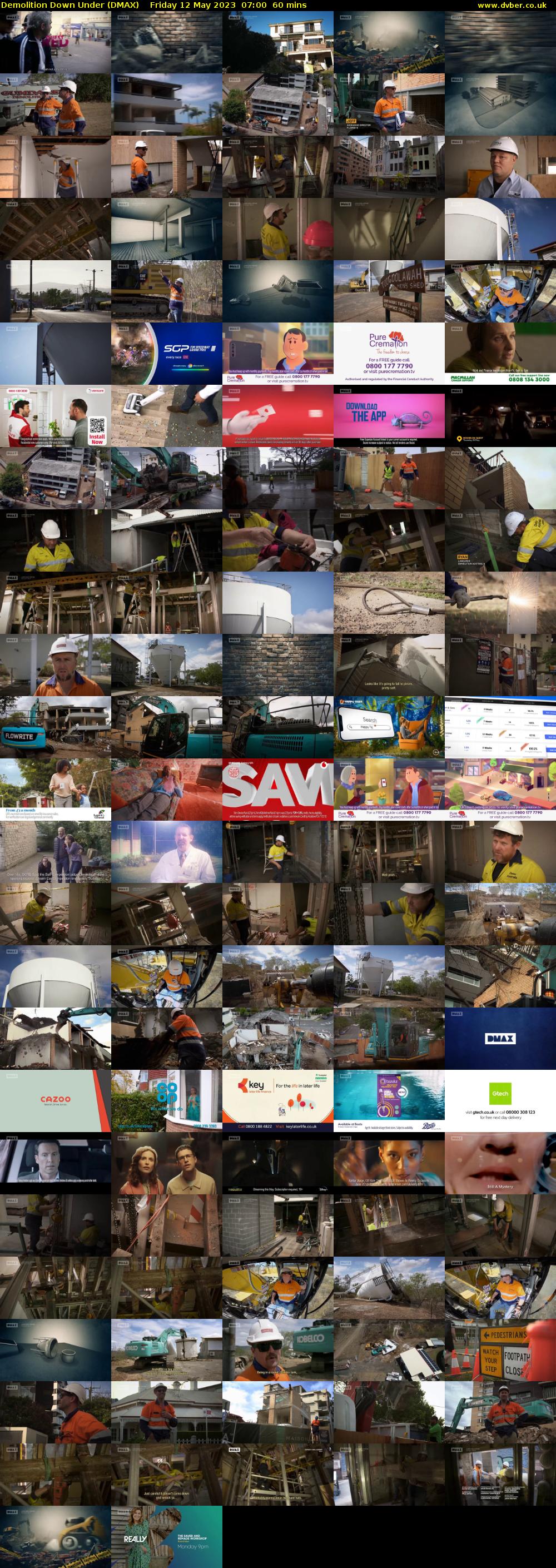 Demolition Down Under (DMAX) Friday 12 May 2023 07:00 - 08:00