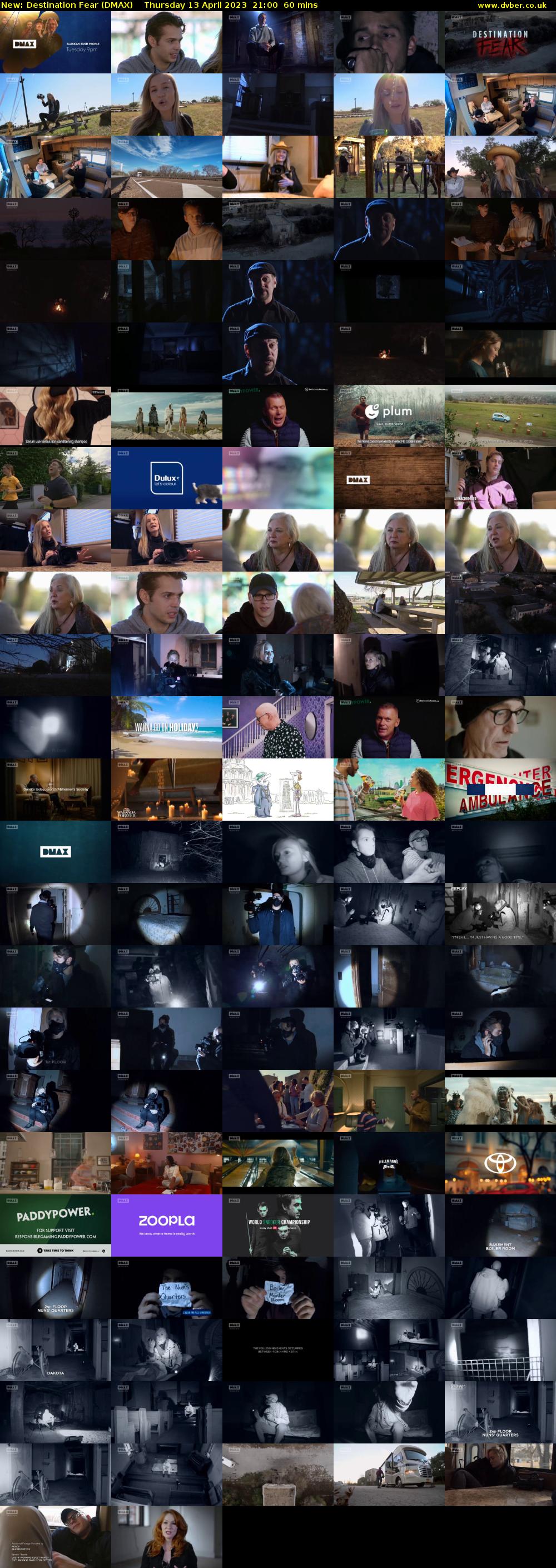 Destination Fear (DMAX) Thursday 13 April 2023 21:00 - 22:00