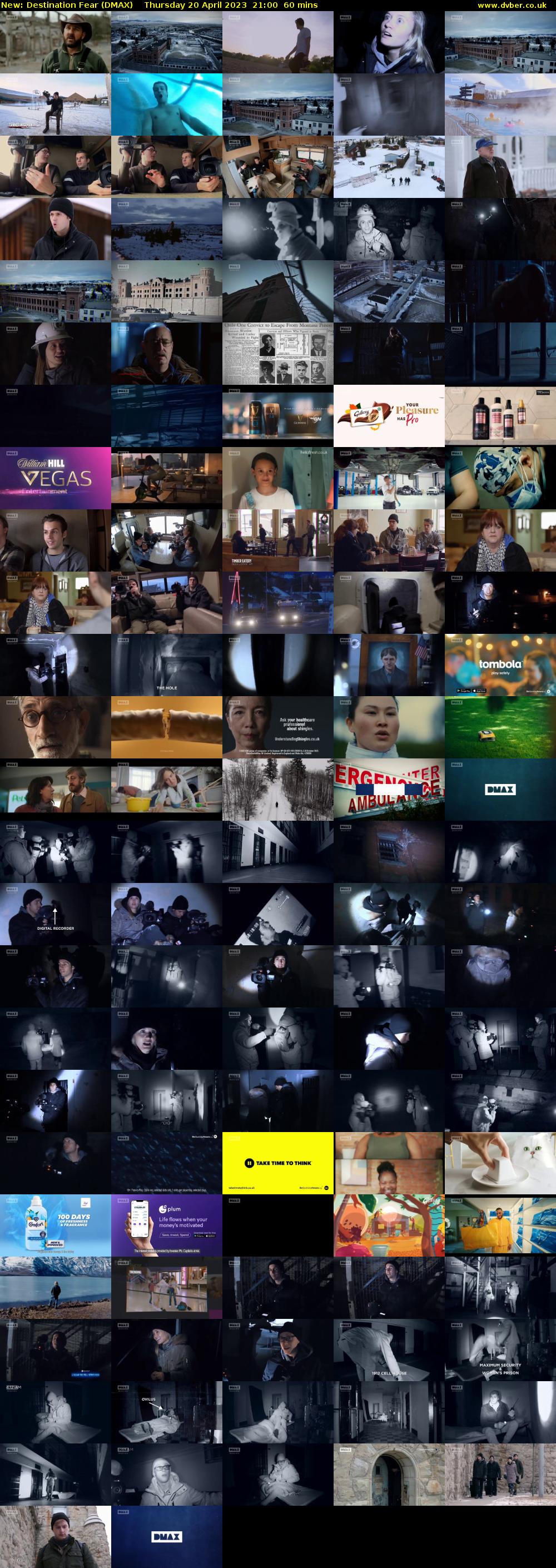 Destination Fear (DMAX) Thursday 20 April 2023 21:00 - 22:00