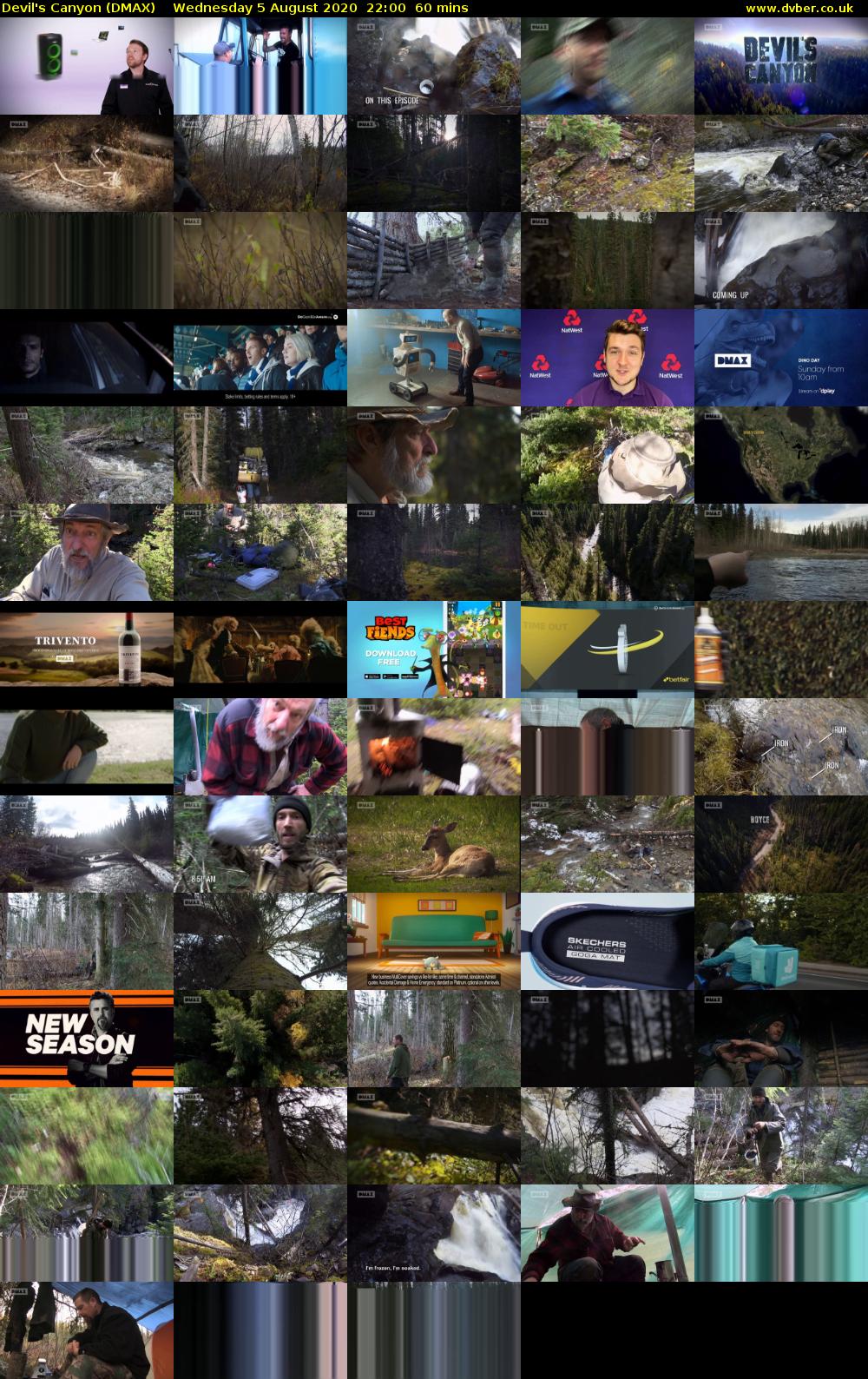 Devil's Canyon (DMAX) Wednesday 5 August 2020 22:00 - 23:00