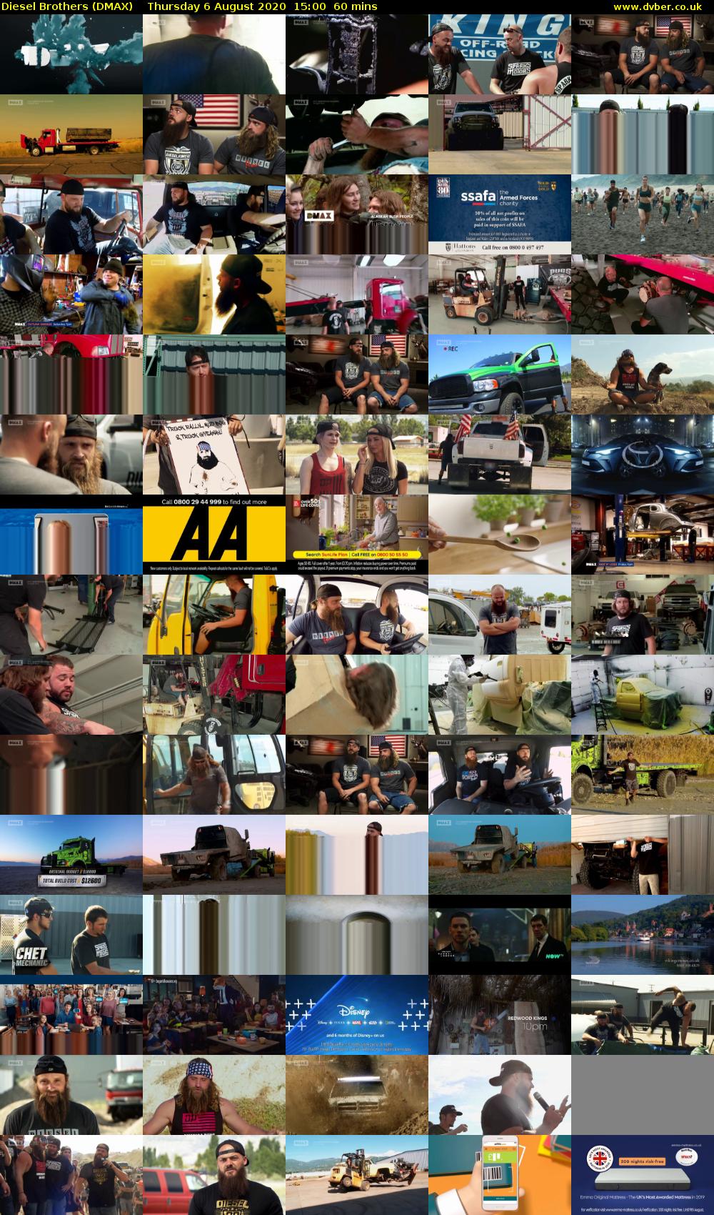Diesel Brothers (DMAX) Thursday 6 August 2020 15:00 - 16:00