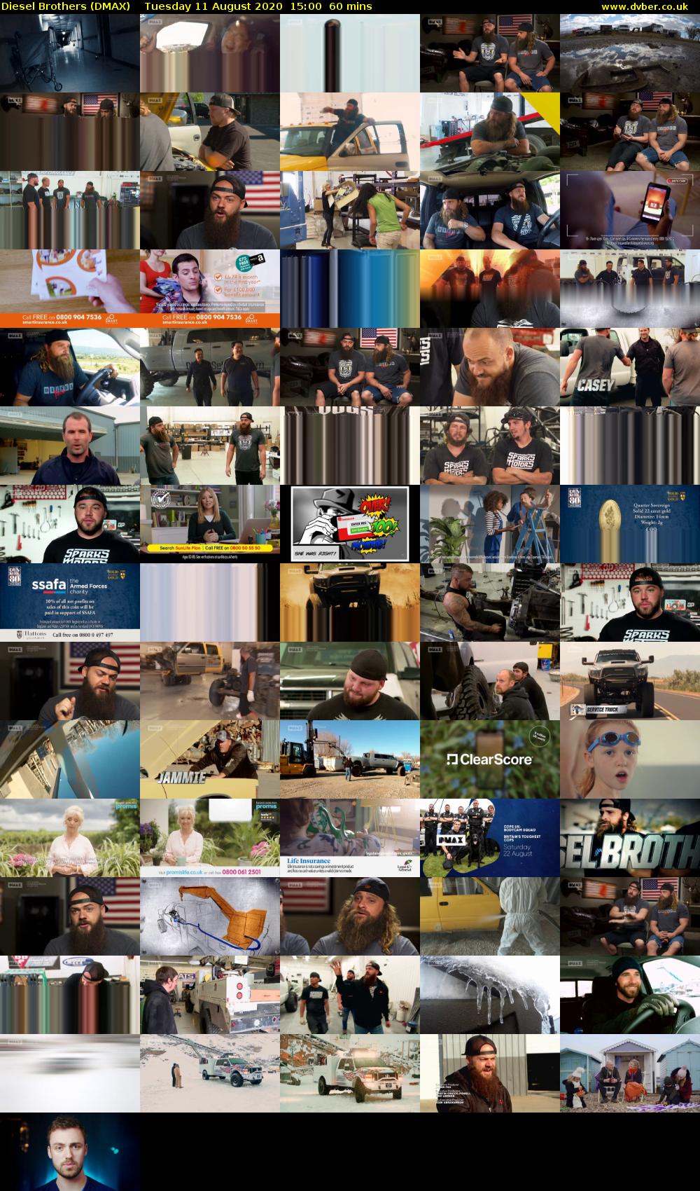 Diesel Brothers (DMAX) Tuesday 11 August 2020 15:00 - 16:00